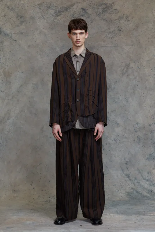 LAYERD DOUBLE SEAM 3 BUTTON JACKET sold by ziggy chen