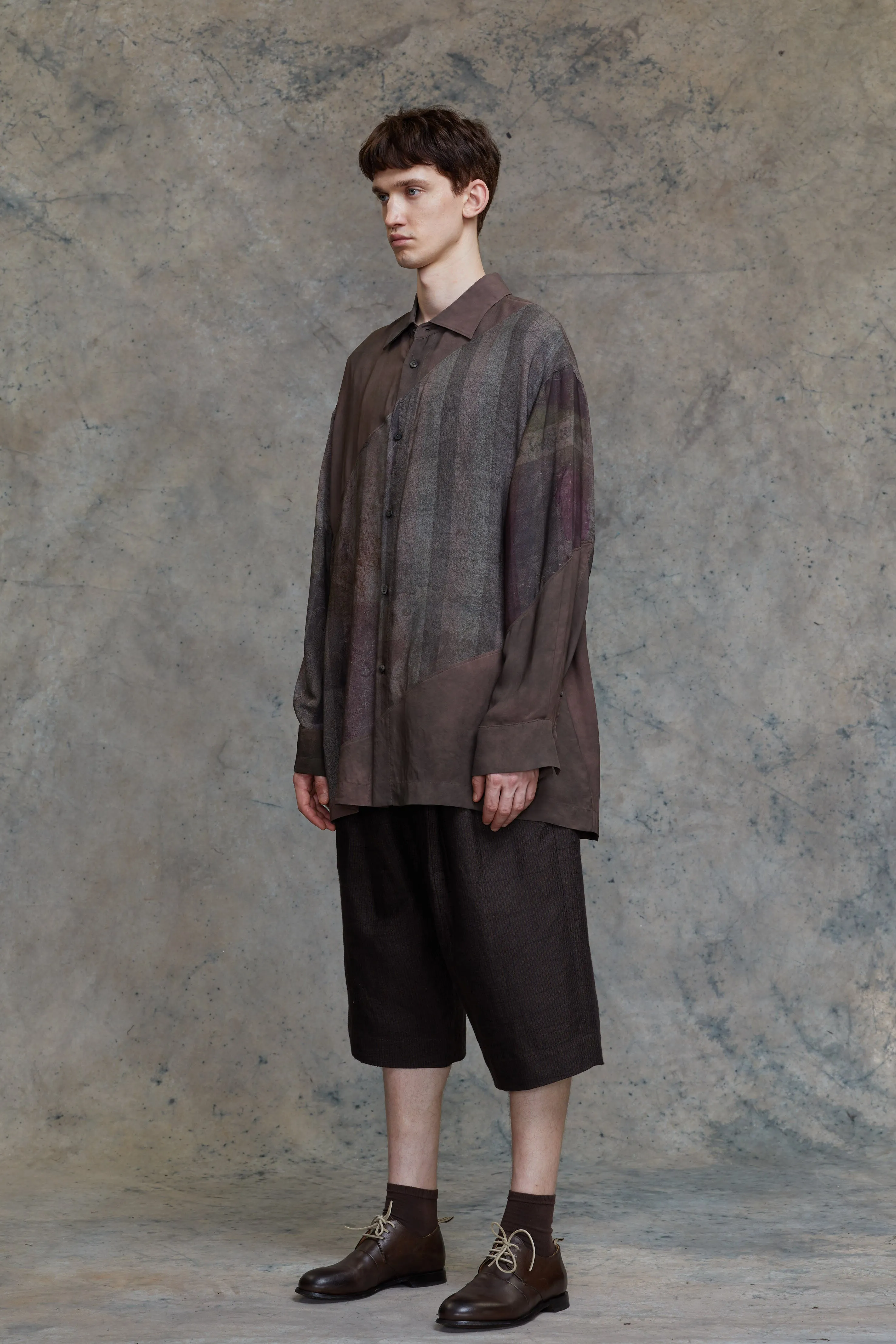 SPIRAL PRINTING OVERSIZED SHIRT sold by ziggy chen product image thumbnail 2
