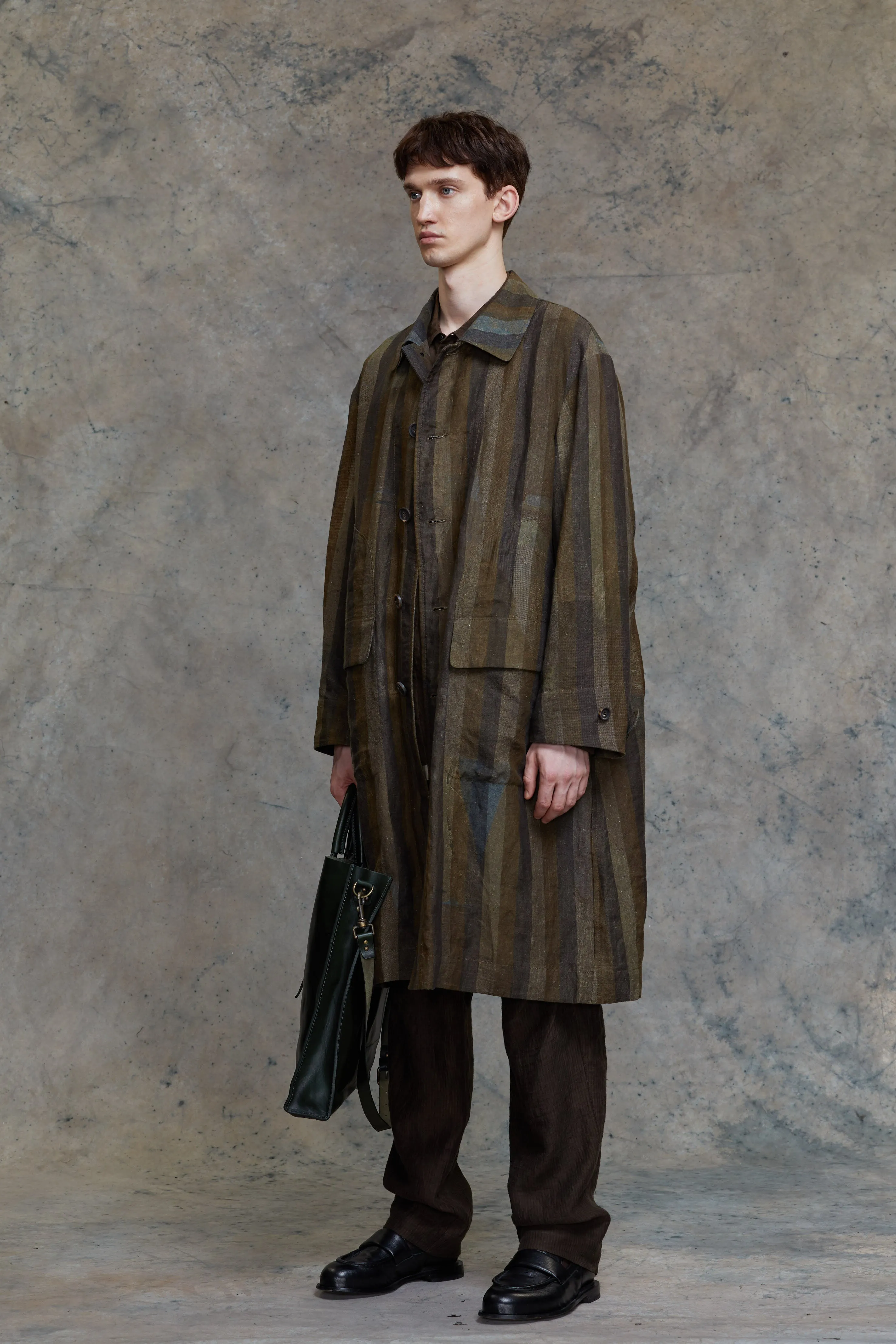WOKERS LONG COAT WITH SEASONAL PRINT sold by ziggy chen product image thumbnail 2