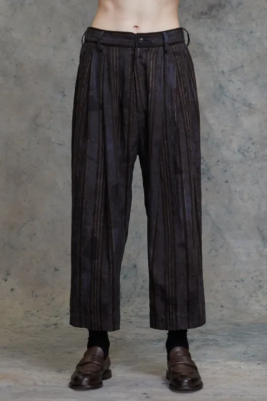 FRONT PLEAT TAPERED LONG TROUSERS sold by ziggy chen