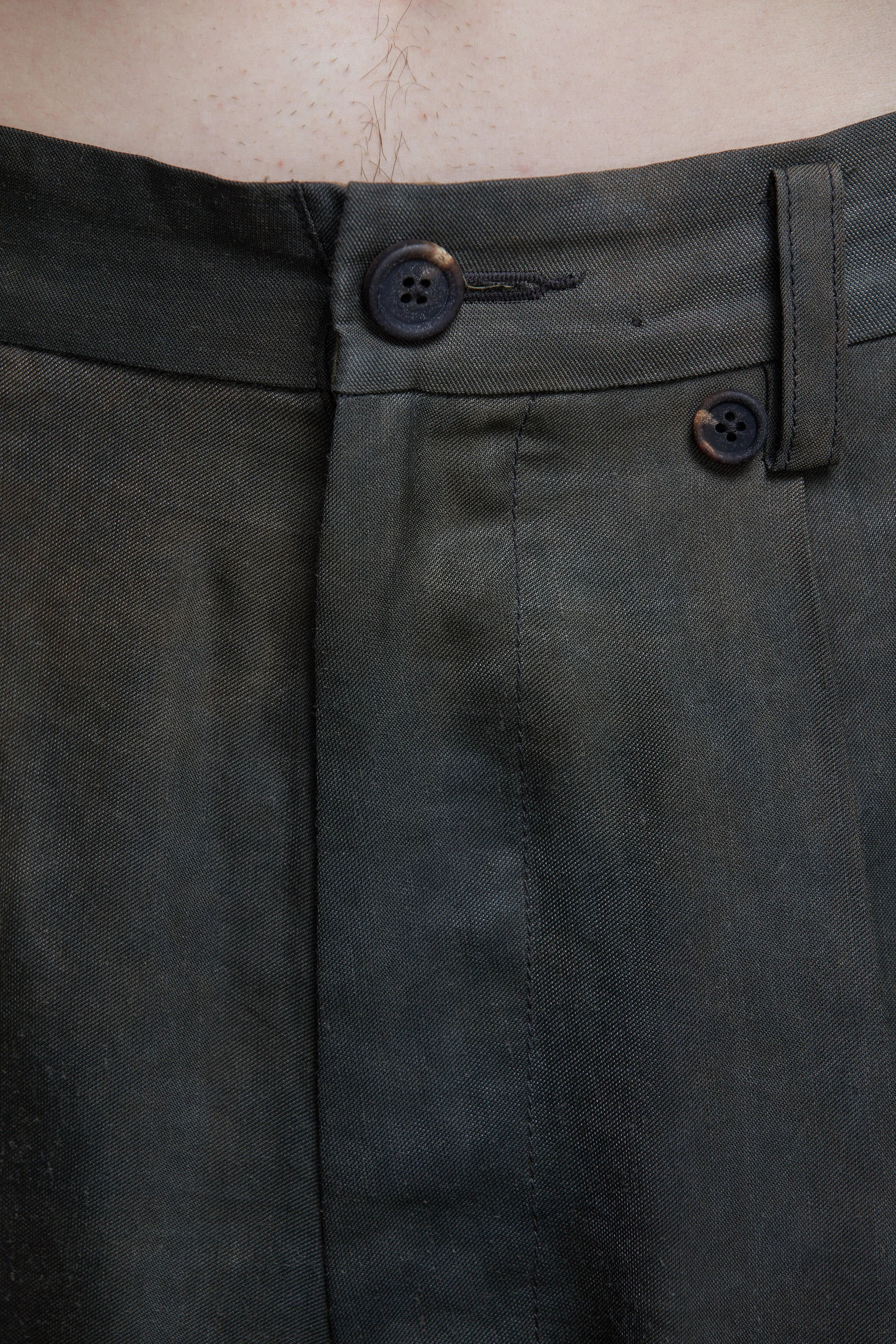 PLEATED SUIT SHORTS sold by ziggy chen product image thumbnail 5