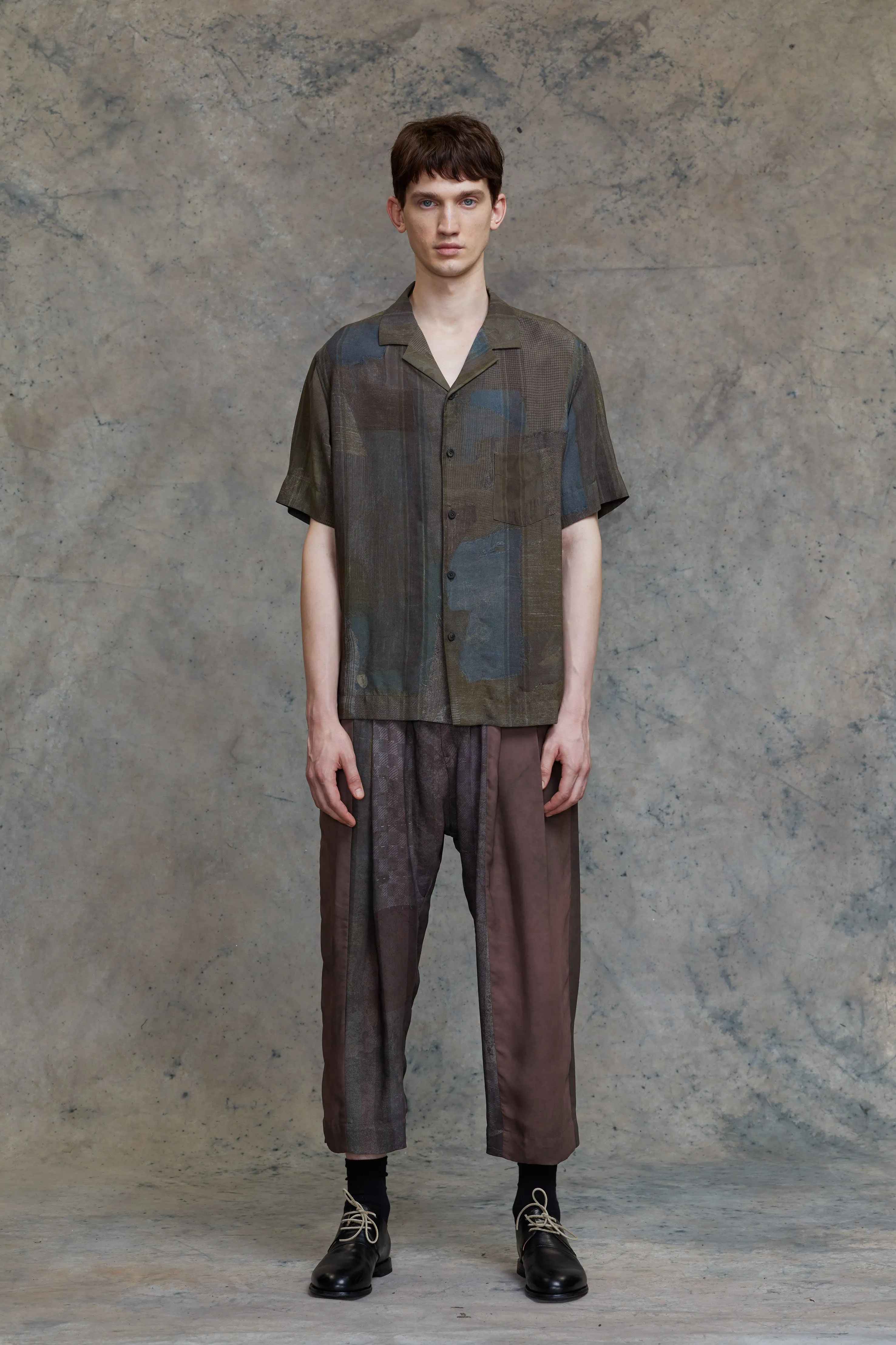 PRINTED SHORT SLEEVE SHIRT sold by ziggy chen