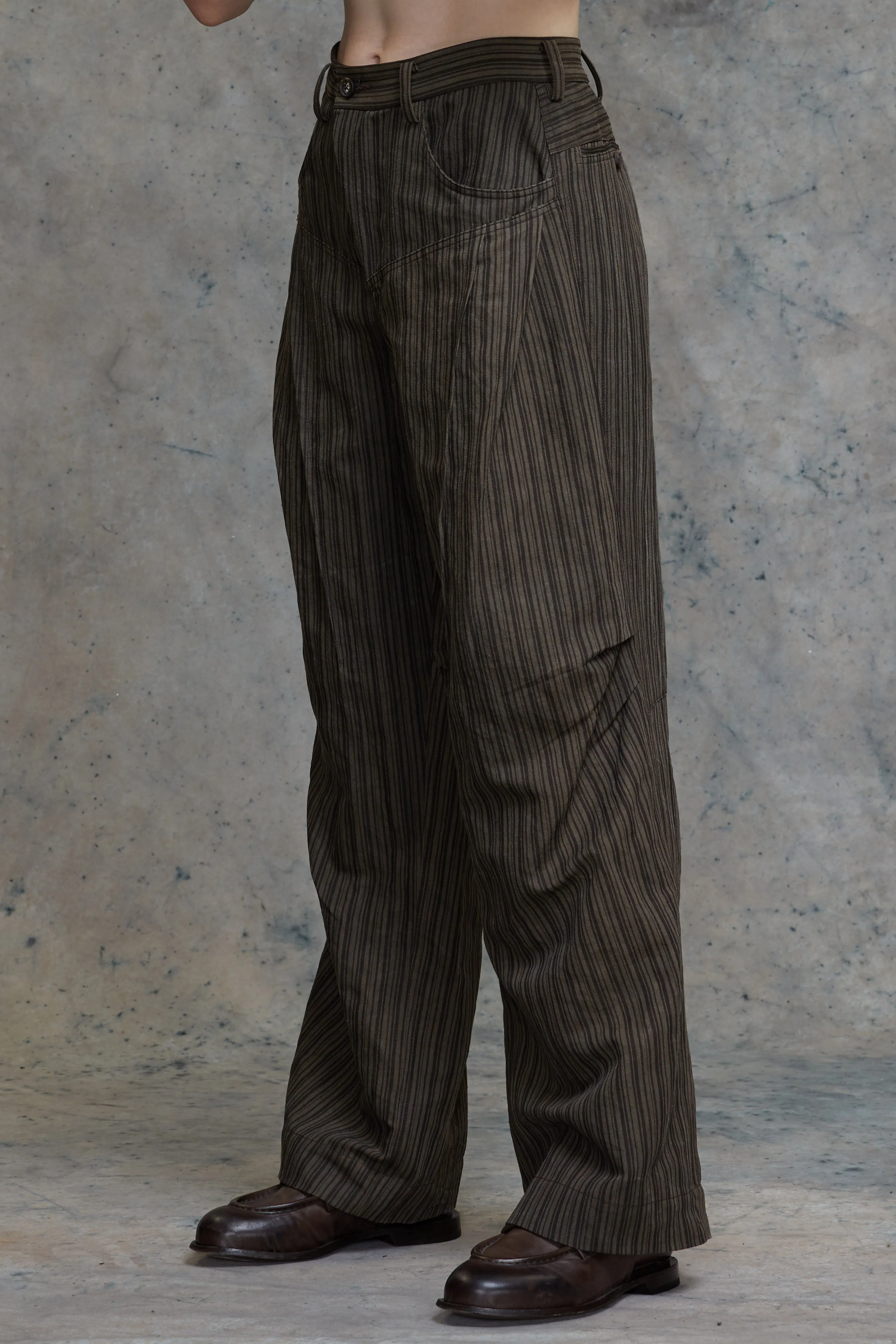 WIDE LEG LONG TROUSERS. sold by ziggy chen product image thumbnail 2