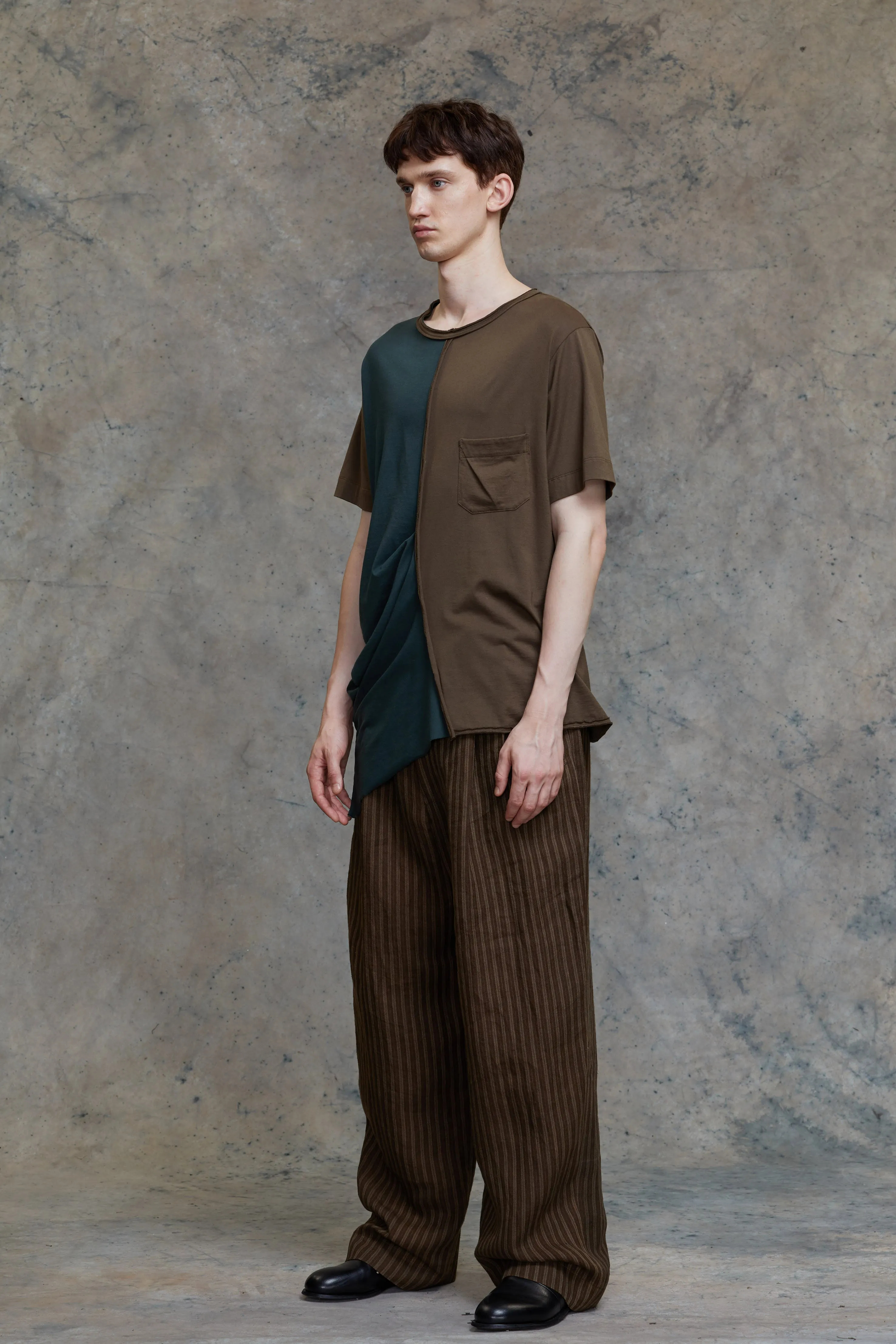 ASYMMETRIC COLLAGED T-SHIRT sold by ziggy chen product image thumbnail 2