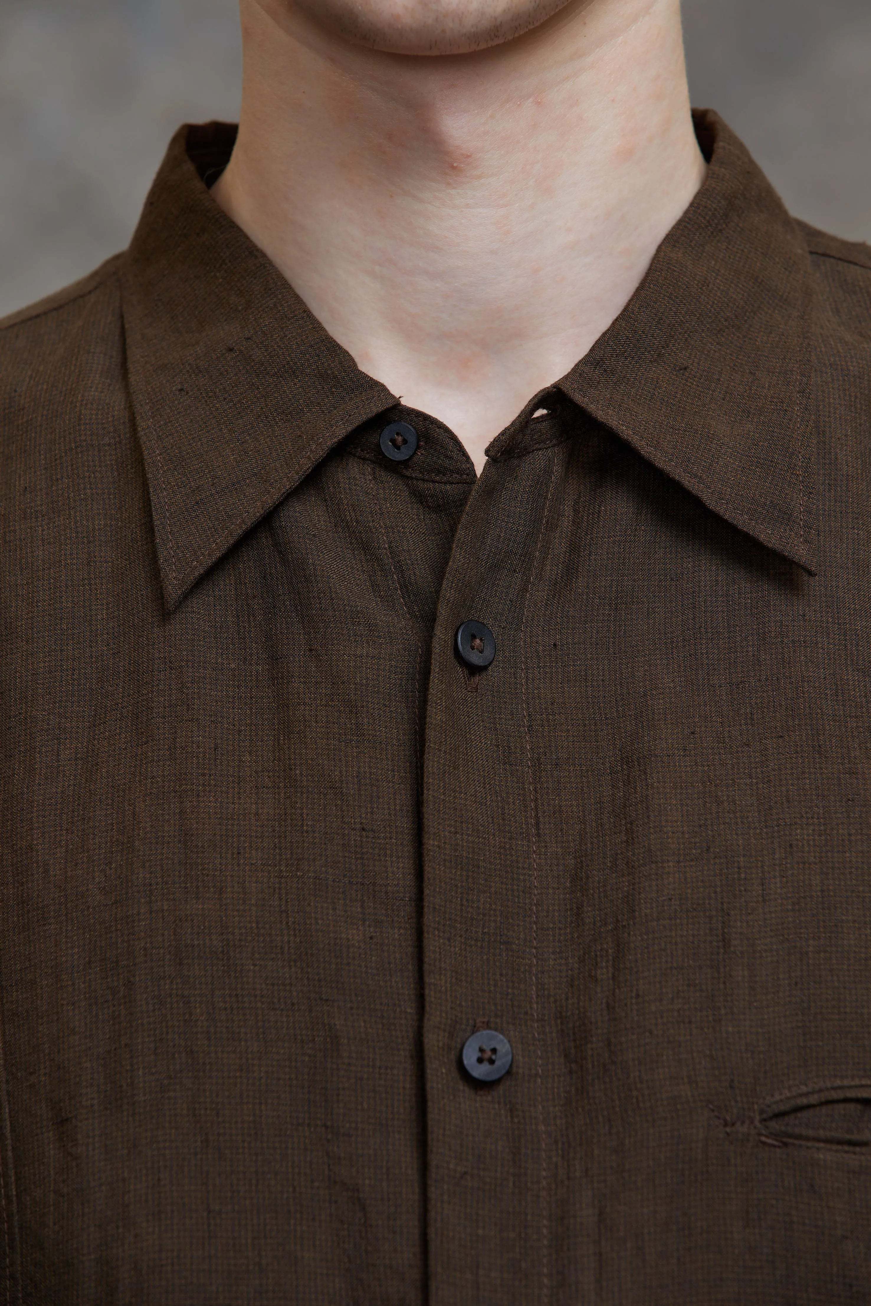 LAYERD WRINKLED EFFECT SHIRT sold by ziggy chen product image thumbnail 5