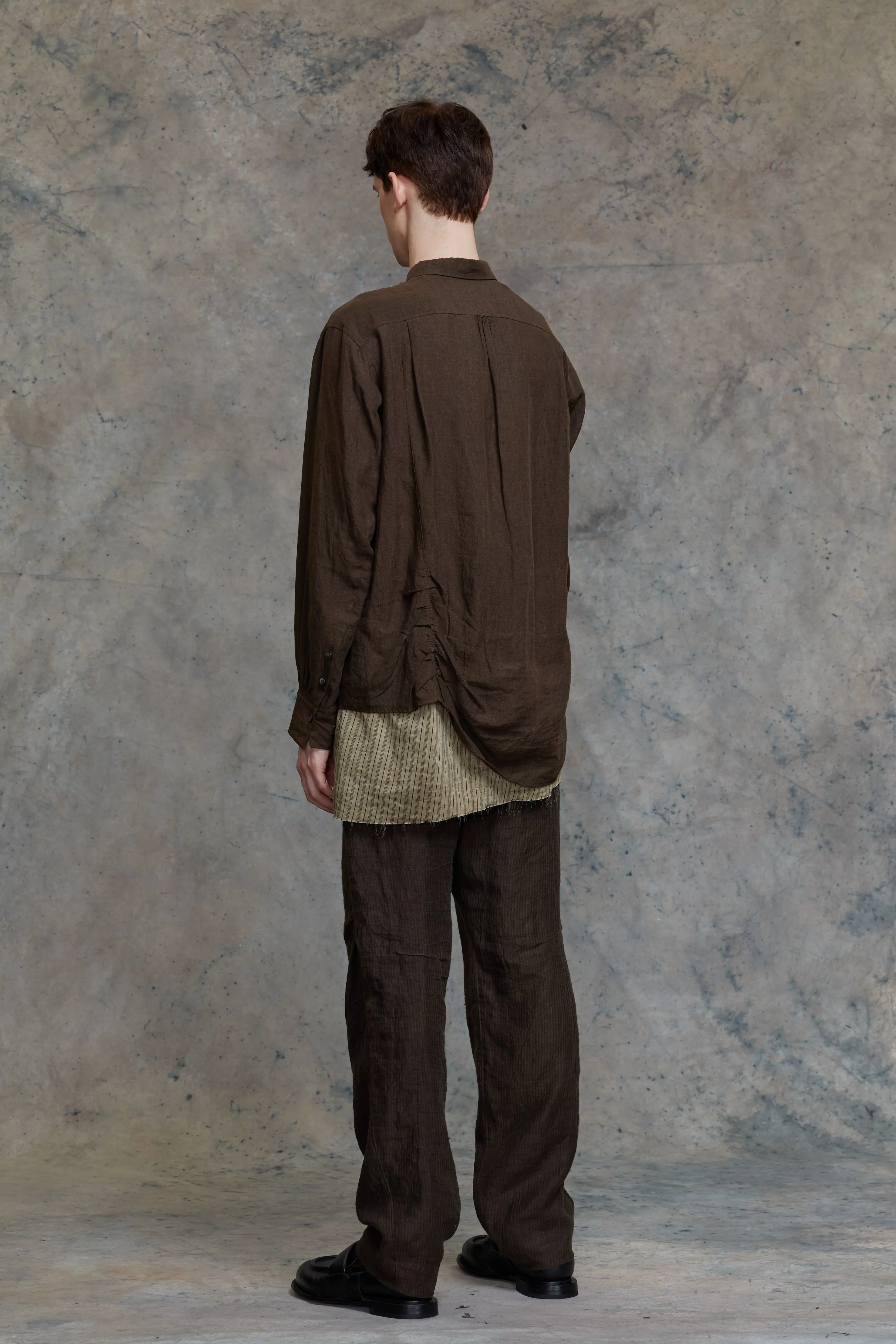 LAYERD WRINKLED EFFECT SHIRT sold by ziggy chen product image thumbnail 3