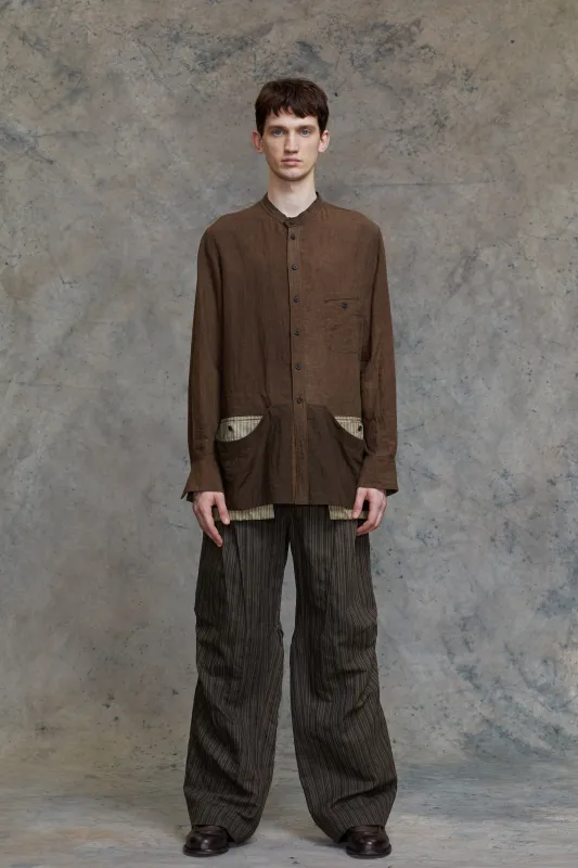 CLASSIC MANDARIN COLLAR SHIRT sold by ziggy chen