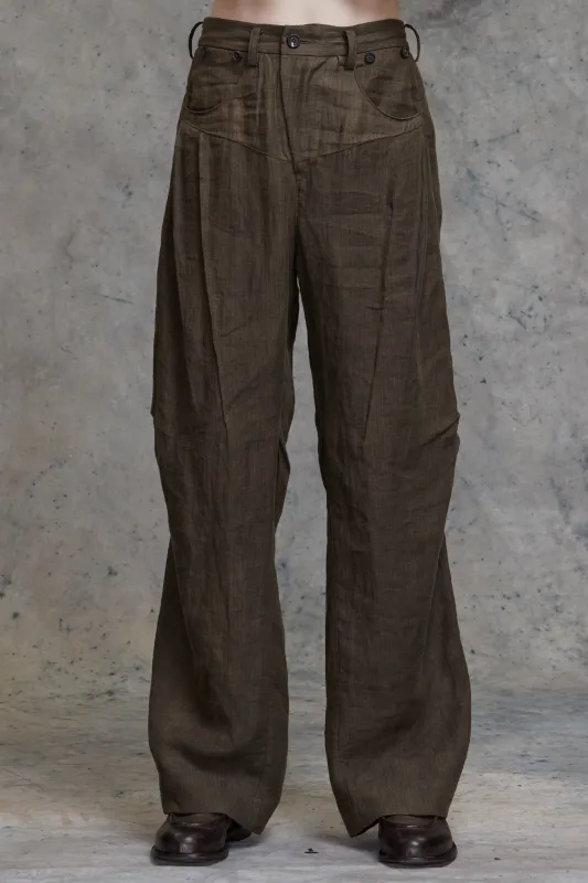 WIDE LEG LONG TROUSERS sold by ziggy chen