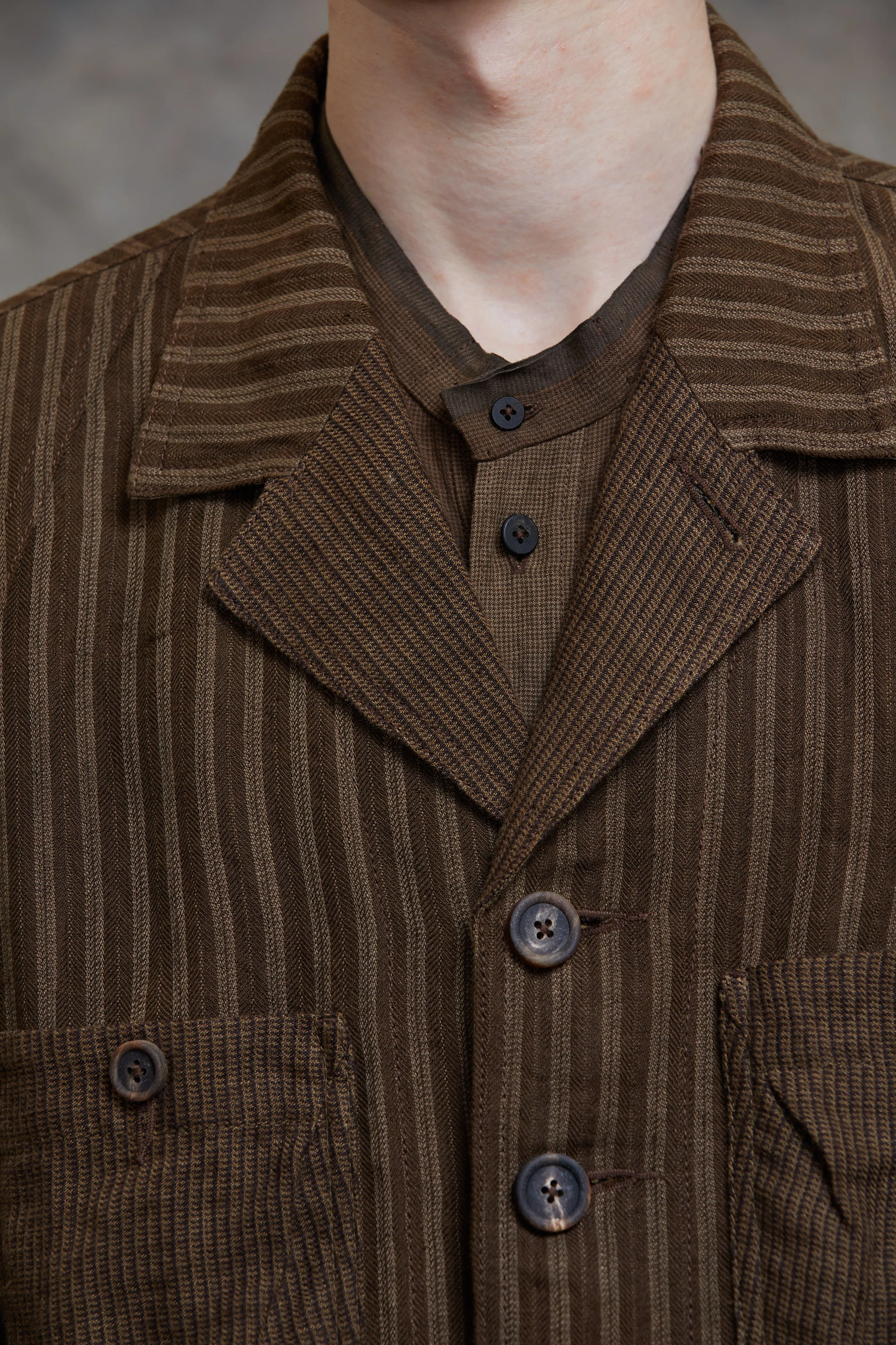 CROPPED WORKERS JACKET sold by ziggy chen product image thumbnail 5