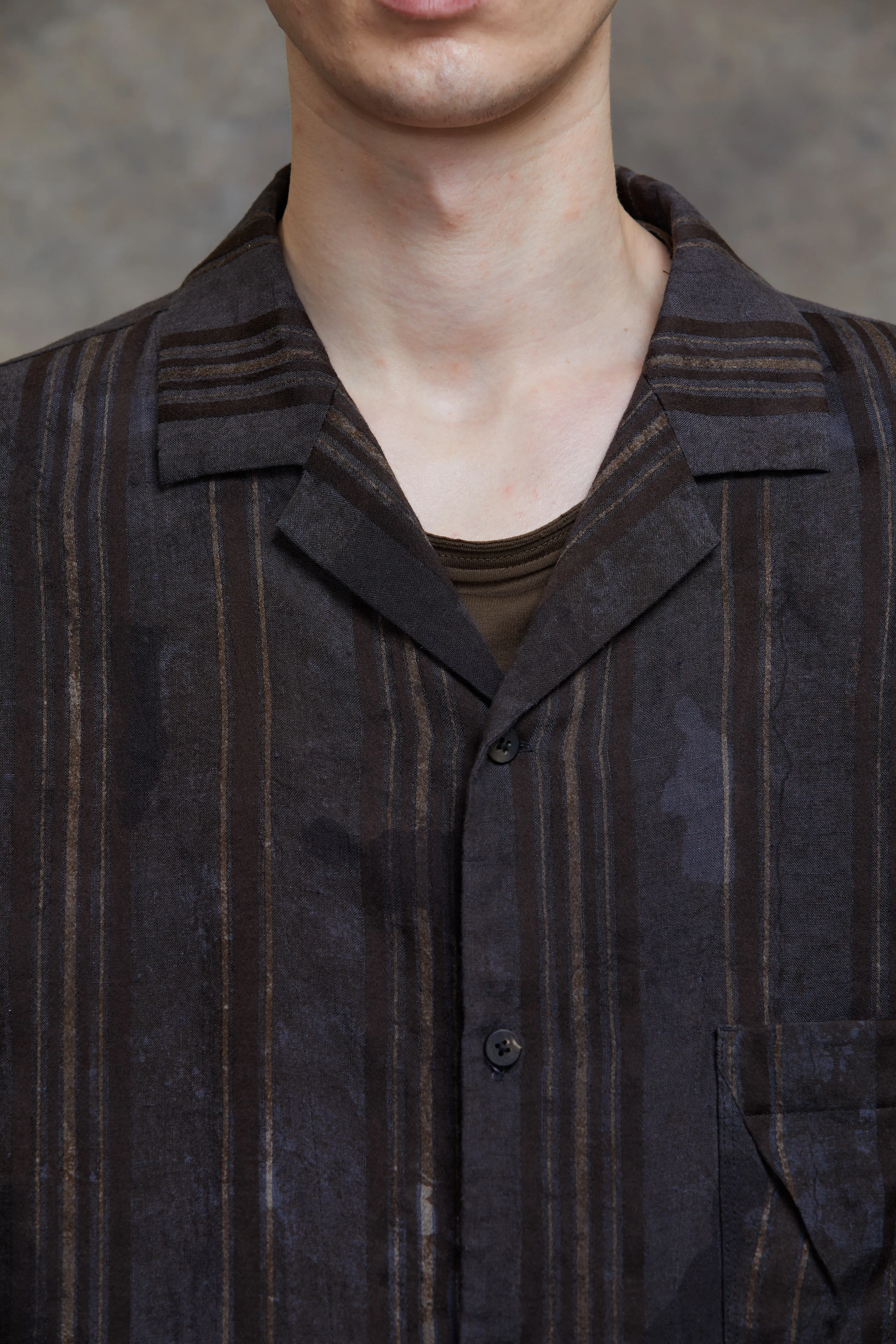 STRIPE SHORT SLEEVE SHIRT sold by ziggy chen product image thumbnail 5