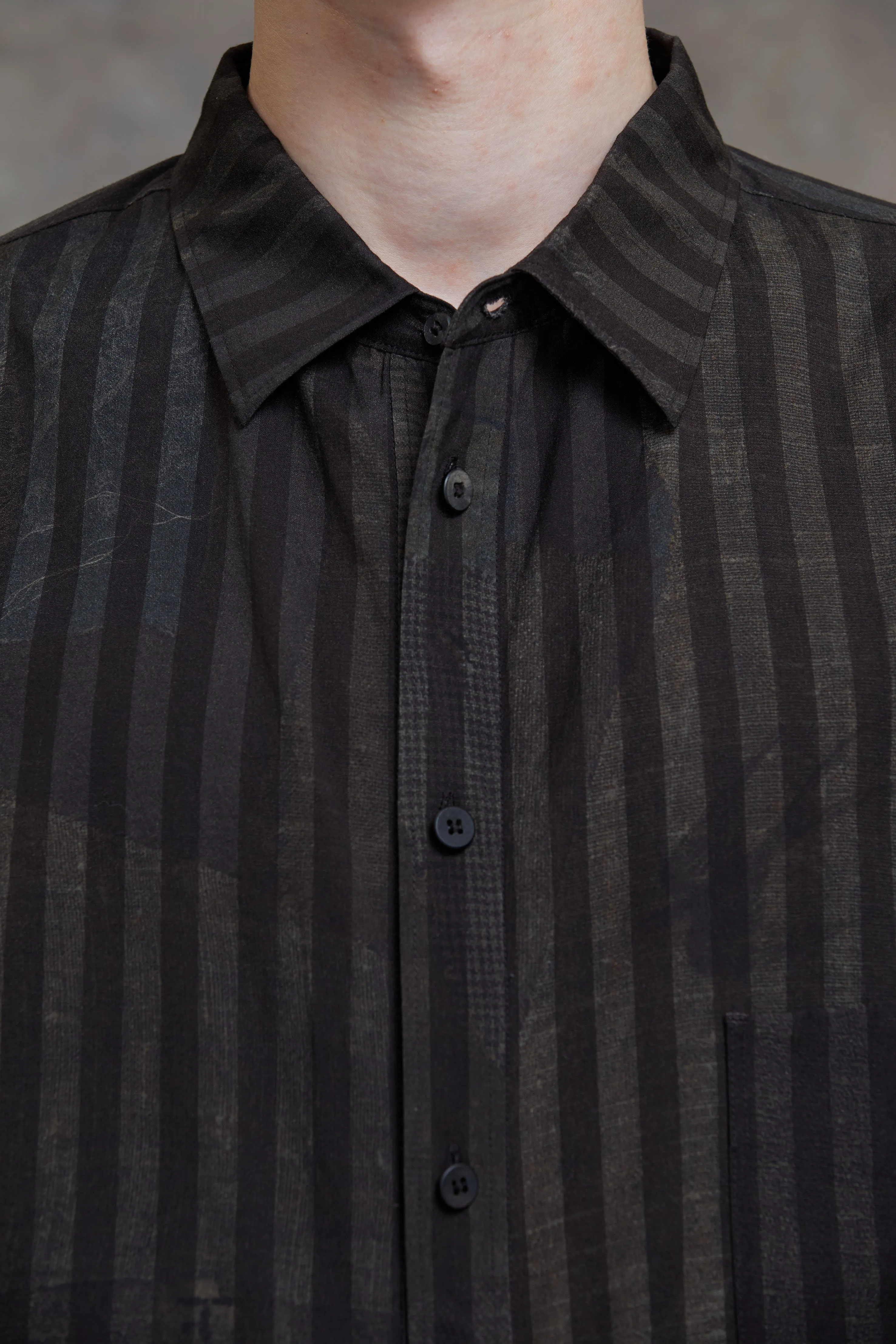 ASYMMETRIC PANELED SHIRT sold by ziggy chen product image thumbnail 5