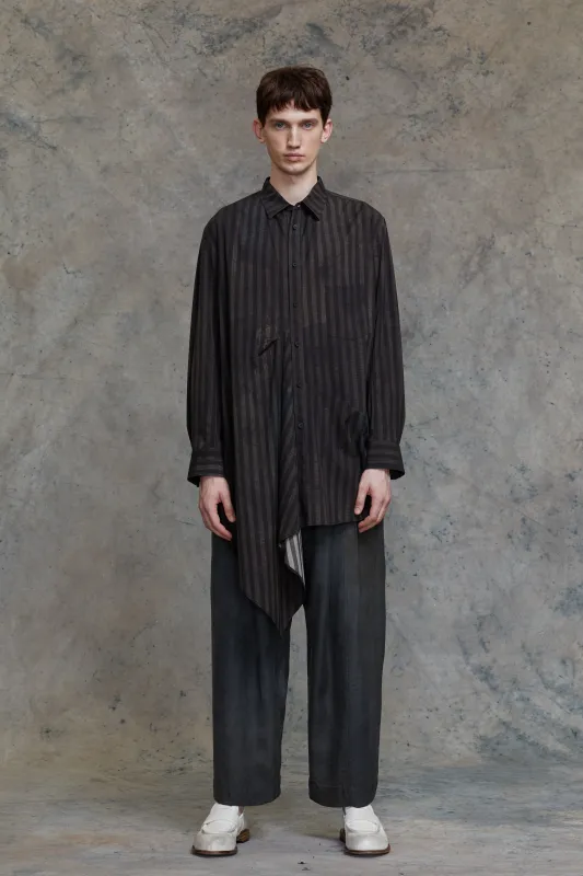 ASYMMETRIC PANELED SHIRT sold by ziggy chen