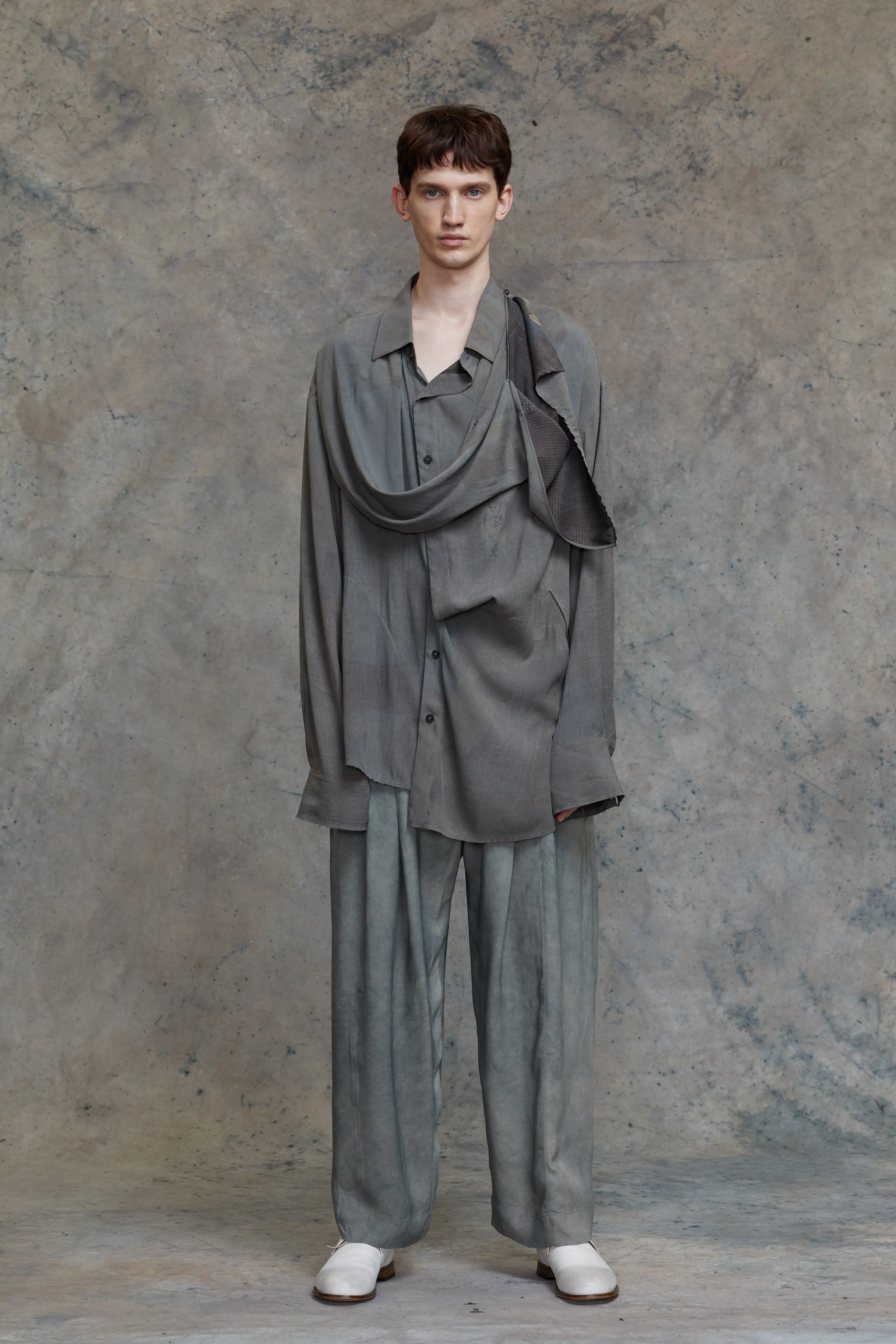 DECONSTRUCTED LONG SHIRT sold by ziggy chen product image thumbnail 5