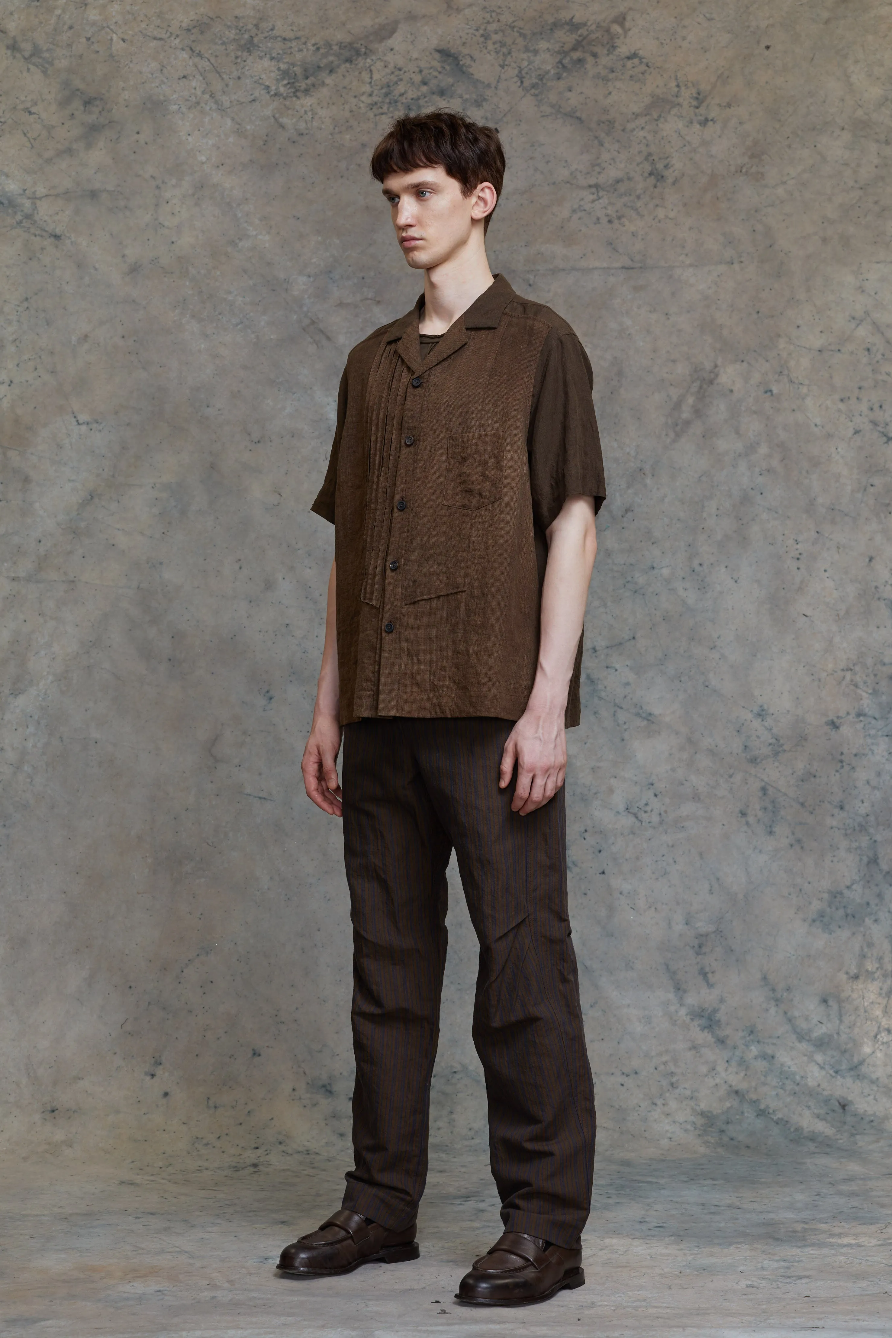 ASYMMETRIC SHORT SLEEVE SHIRT sold by ziggy chen product image thumbnail 2