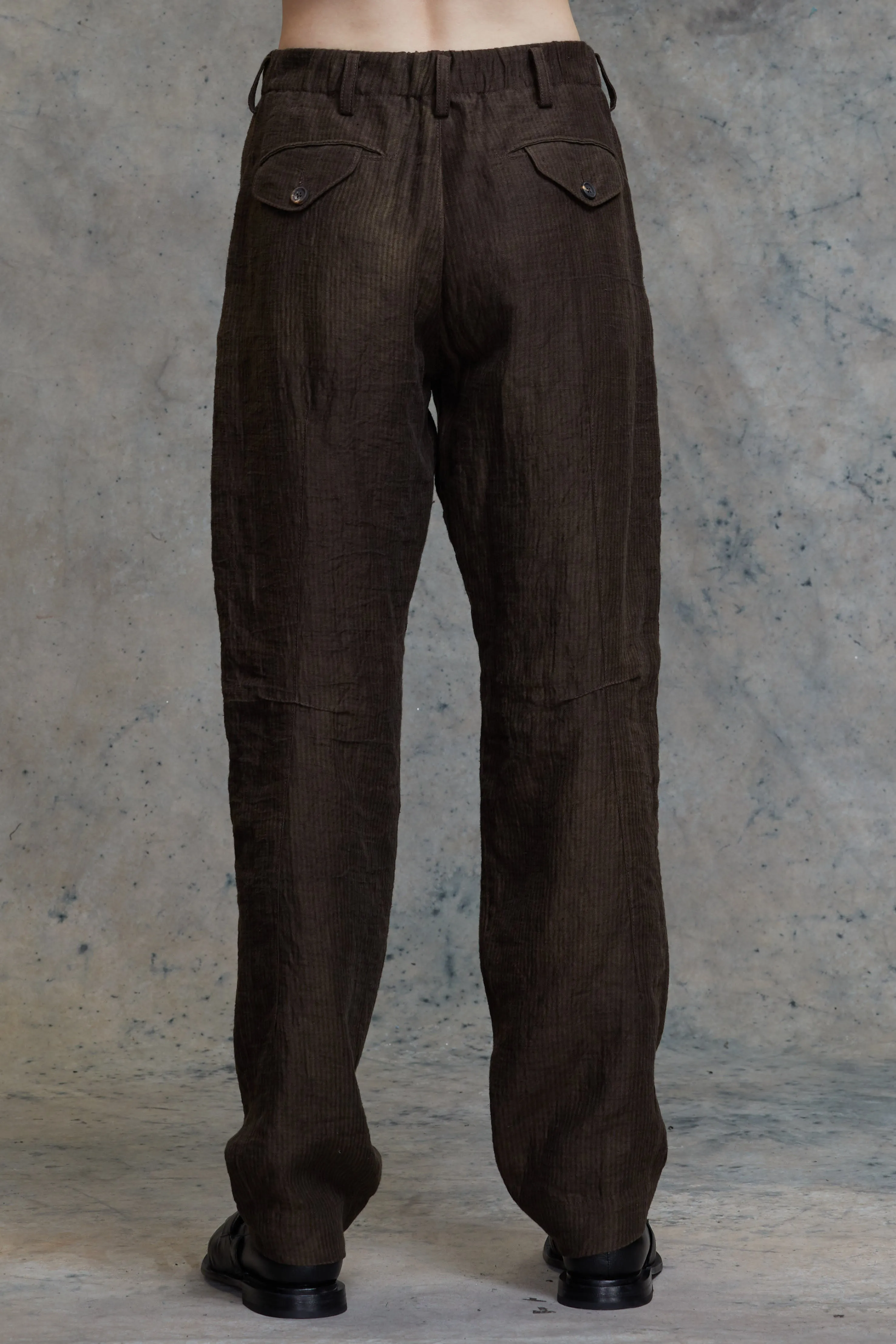 STRIPED SLIM TROUSERS sold by ziggy chen product image thumbnail 4