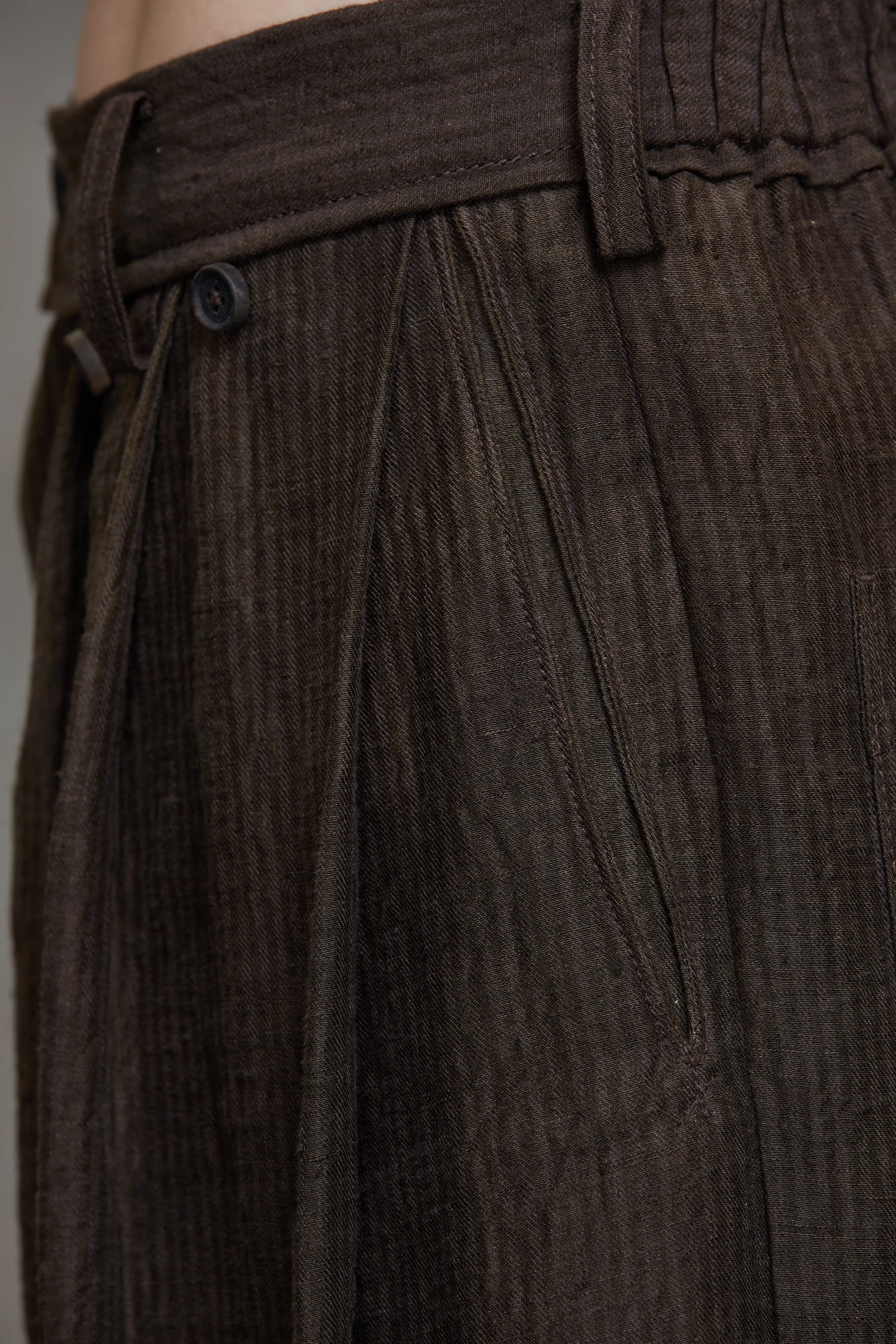 PLEATED EXTRA WIDE LEG TROUSERS sold by ziggy chen product image thumbnail 5