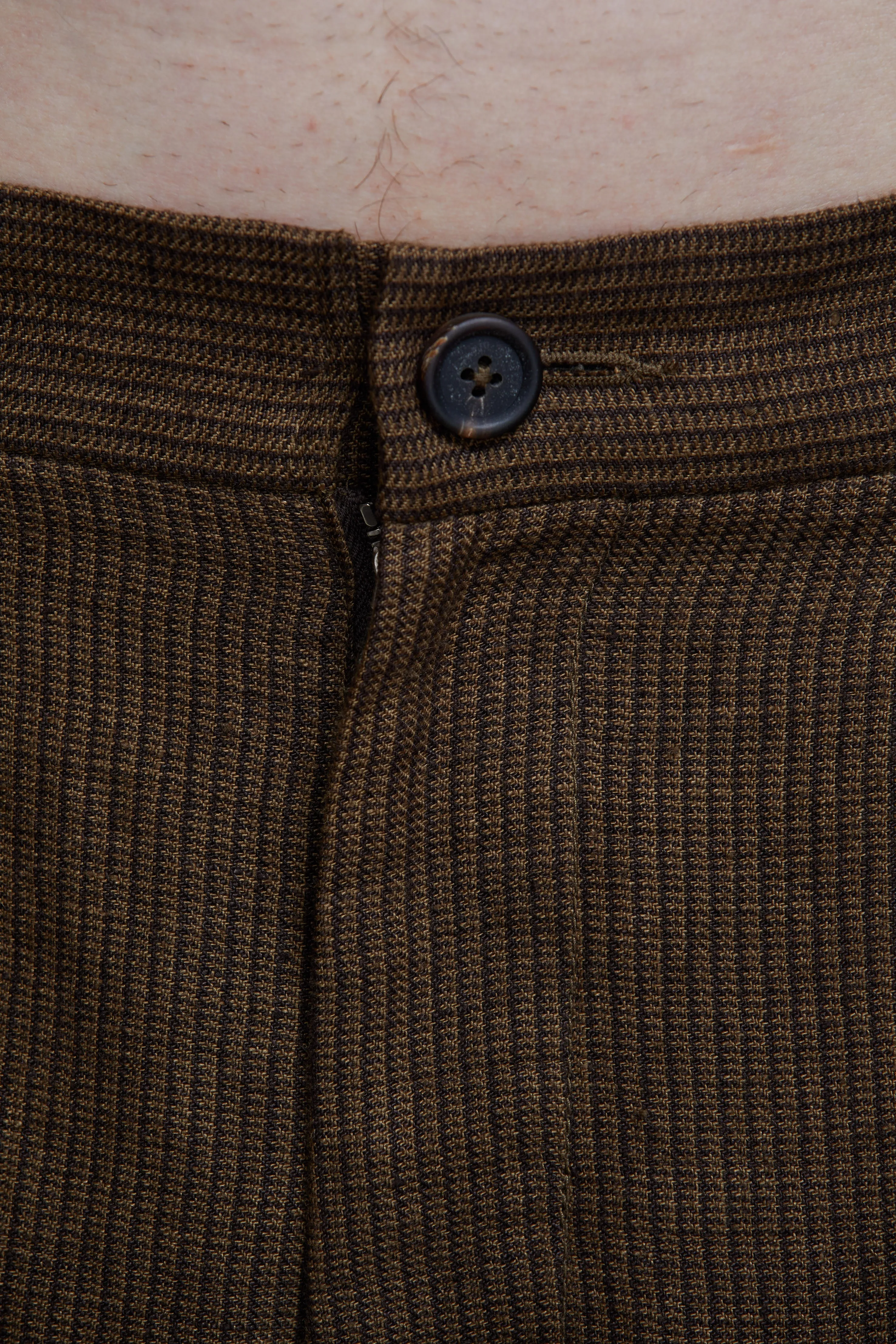 FRONT PLEATED WIDE LEG LONG TROUSERS sold by ziggy chen product image thumbnail 5