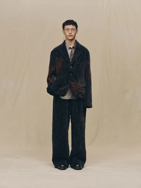 LAPEL COLLAR THREE BUTTON BLAZER made by ziggy chen