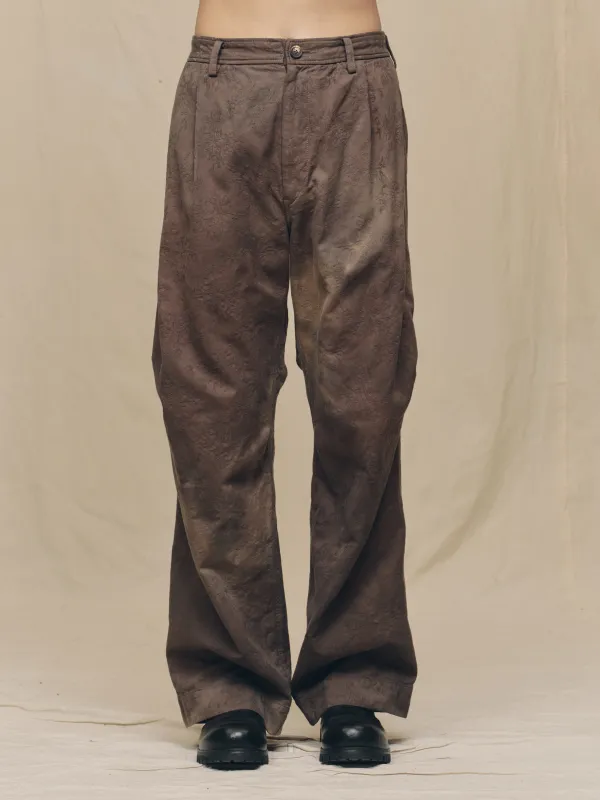 JAQCUARD HEAVY PATCHWORK TROUSERS sold by ziggy chen