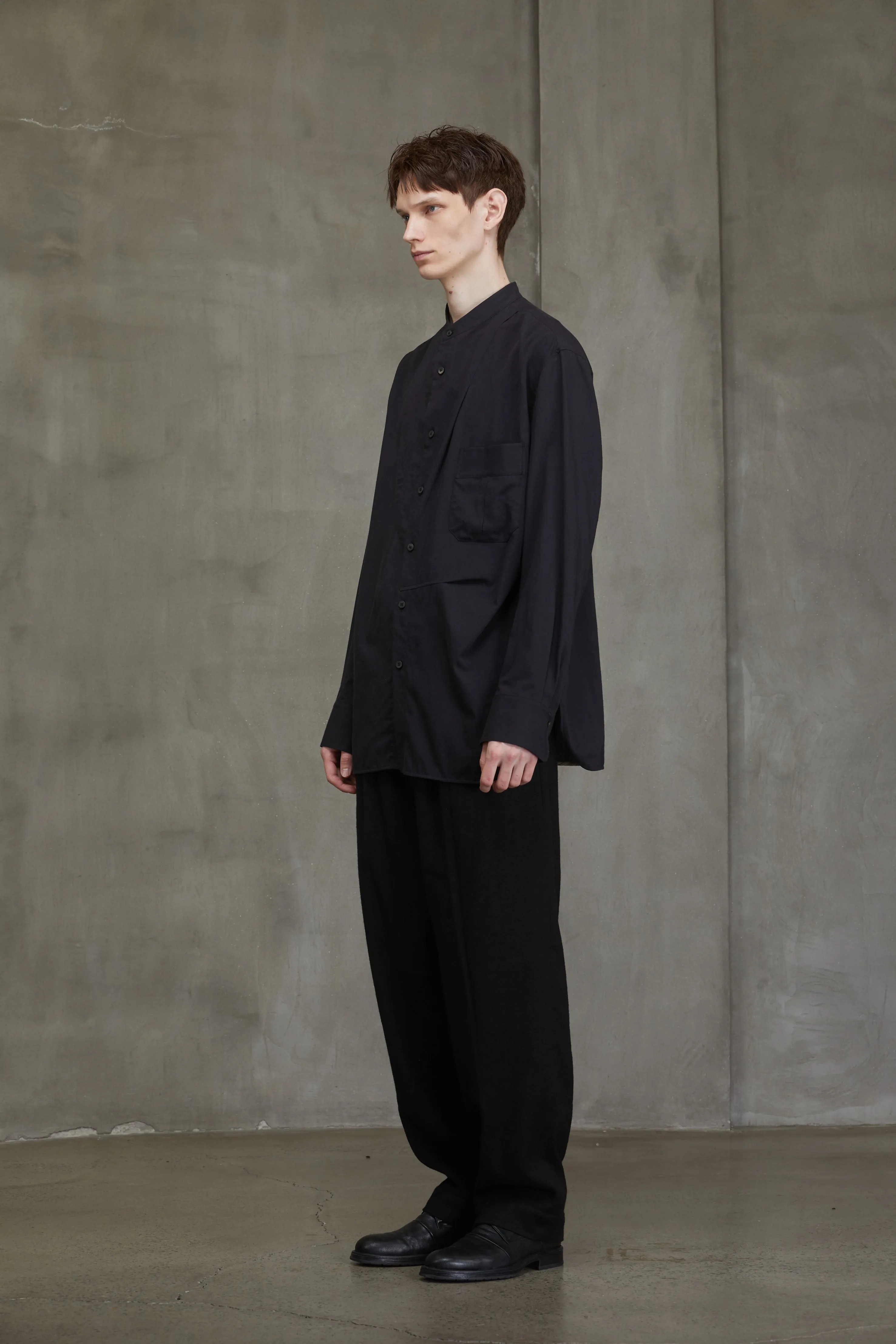 ASYMMETRIC PLEATED SHIRT sold by ziggy chen product image thumbnail 2