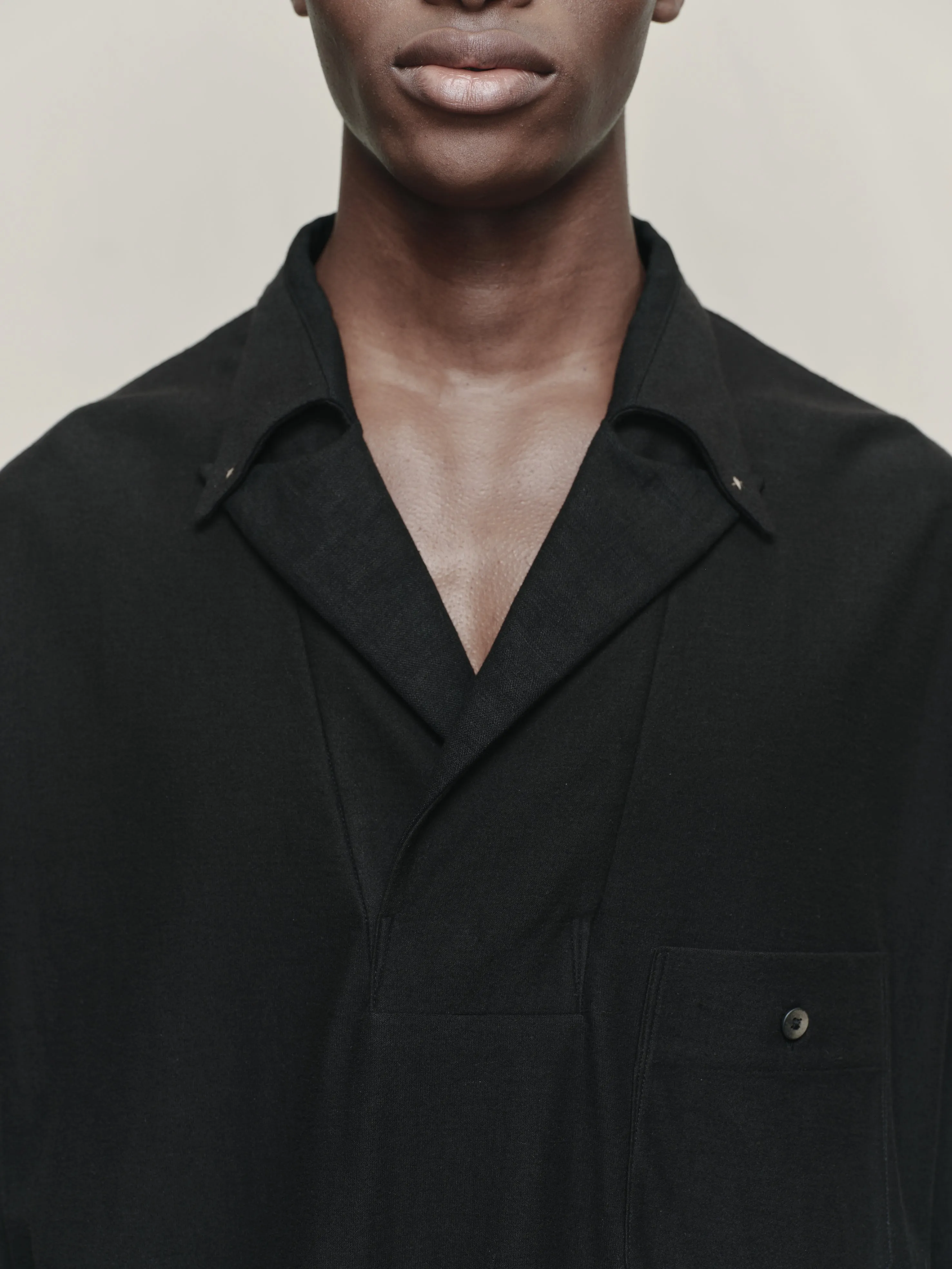 LAPEL COLLAR POCKET T-SHIRT sold by ziggy chen product image thumbnail 5