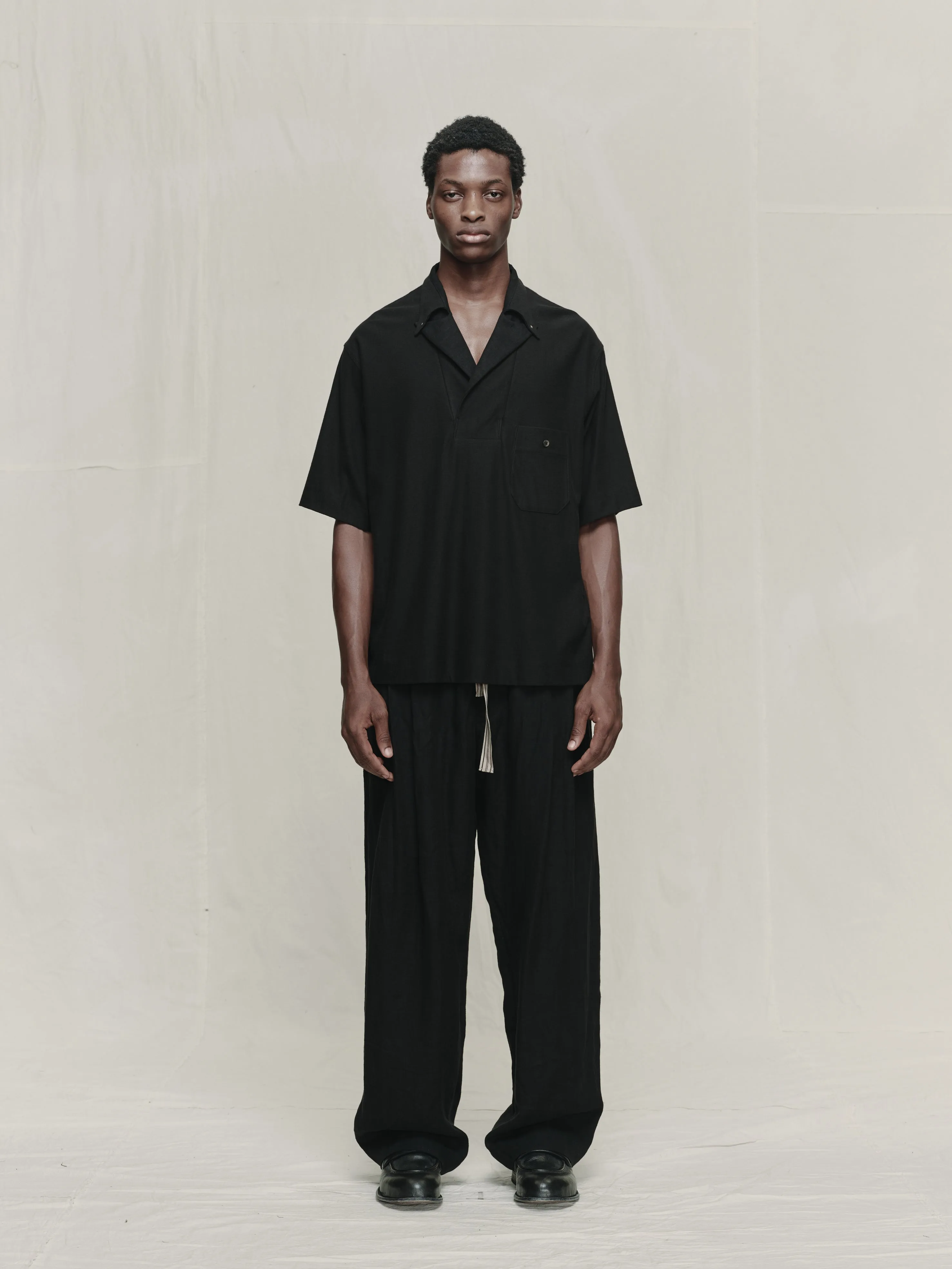 LAPEL COLLAR POCKET T-SHIRT sold by ziggy chen