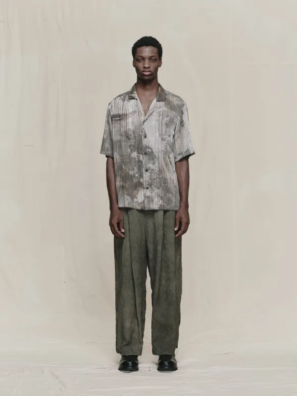 DIGITAL PRINT SHORT SLEEVE POCKET SHIRT made by ziggy chen