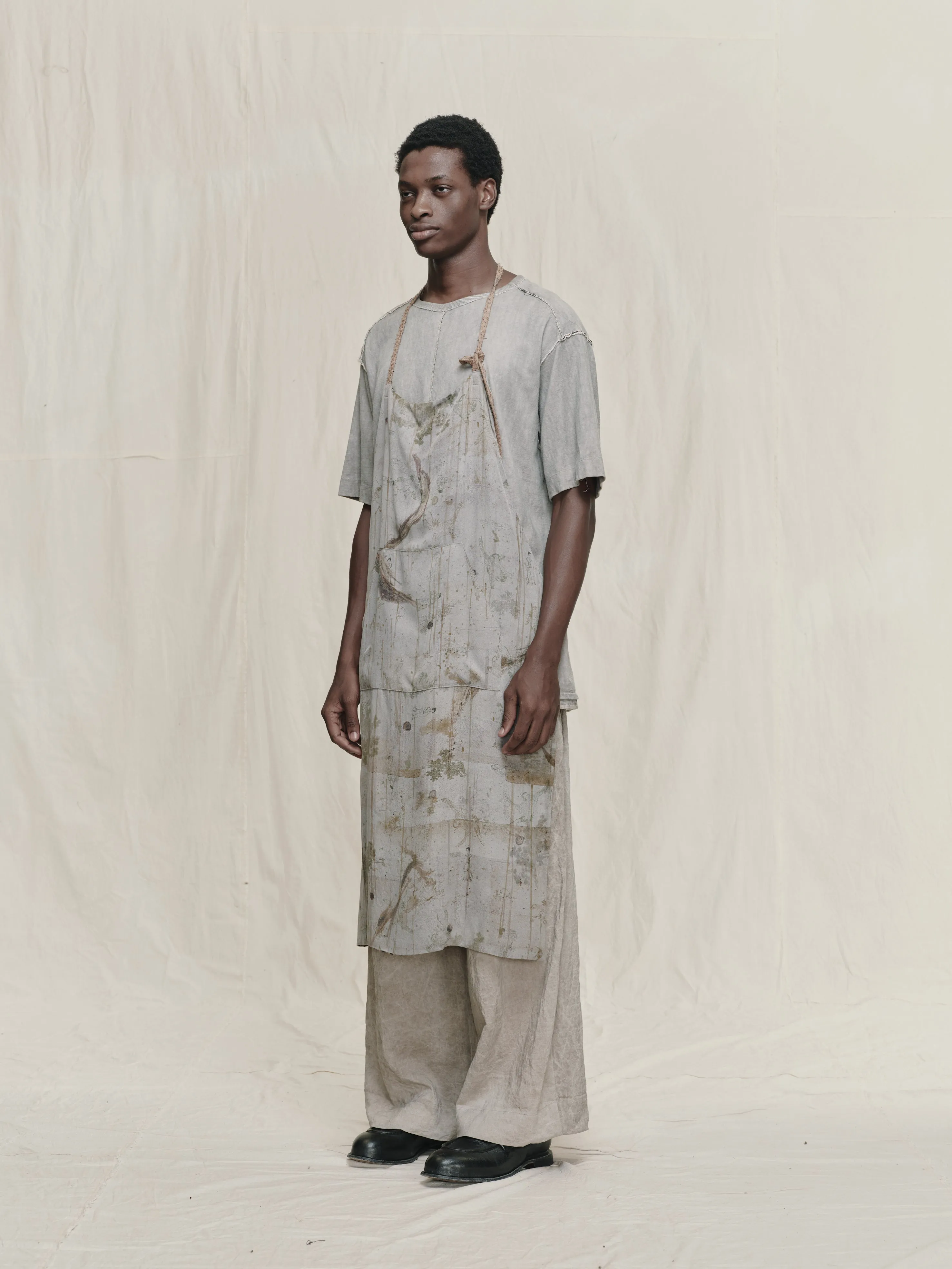 SHORT SILK APRON sold by ziggy chen product image thumbnail 4