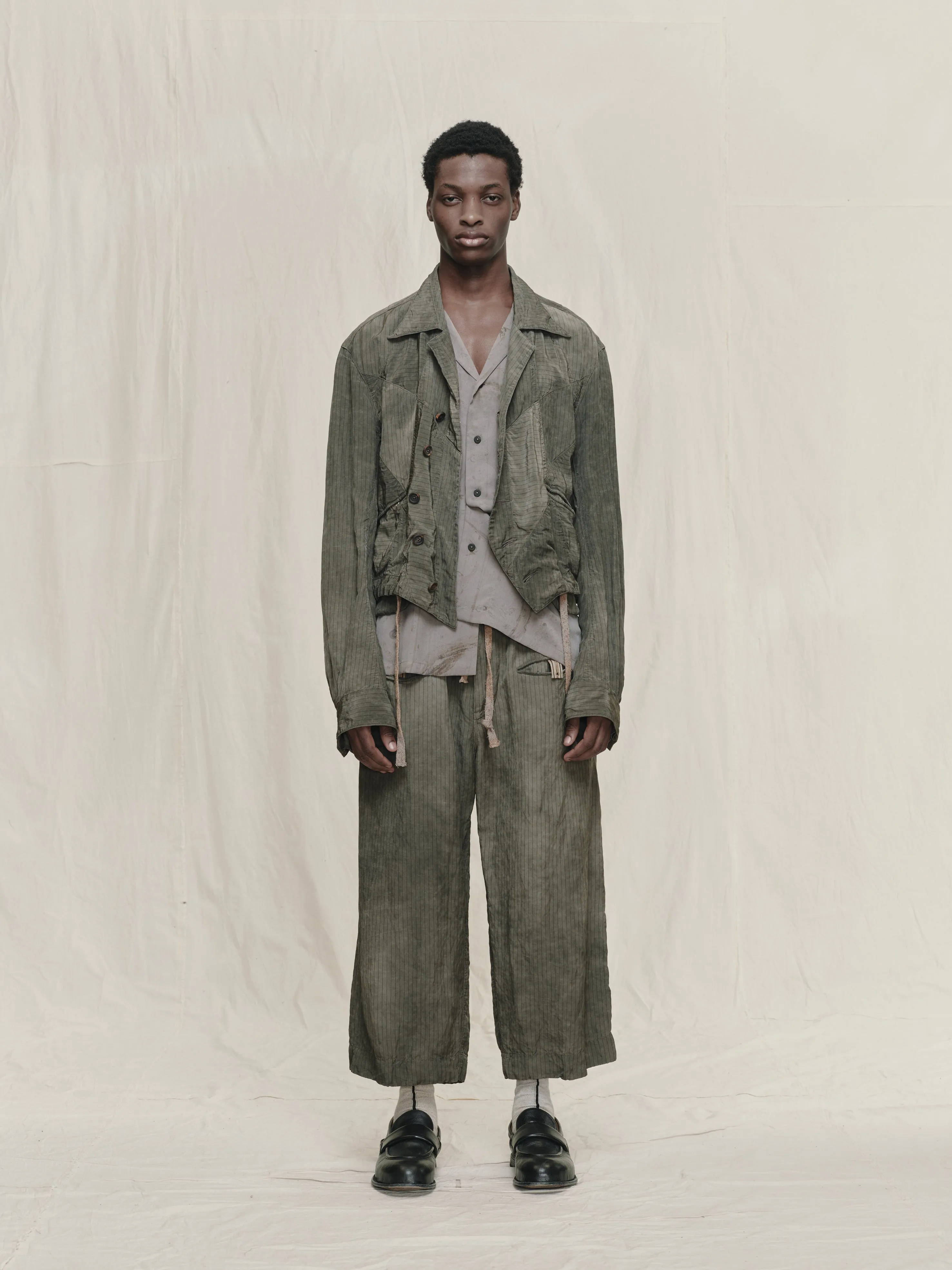 CROPPED PATCHWORK JACKET sold by ziggy chen