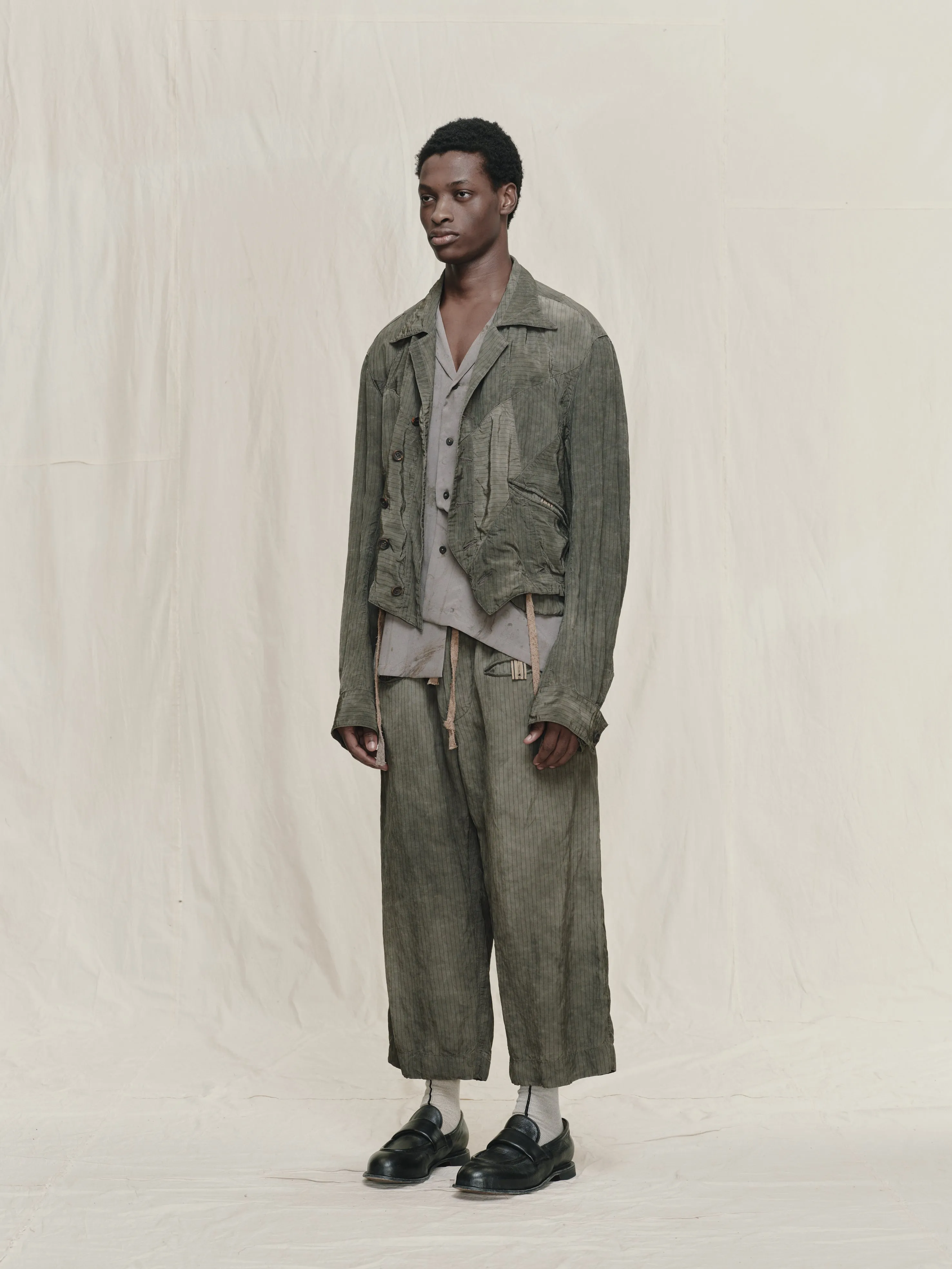 CROPPED PATCHWORK JACKET sold by ziggy chen product image thumbnail 2