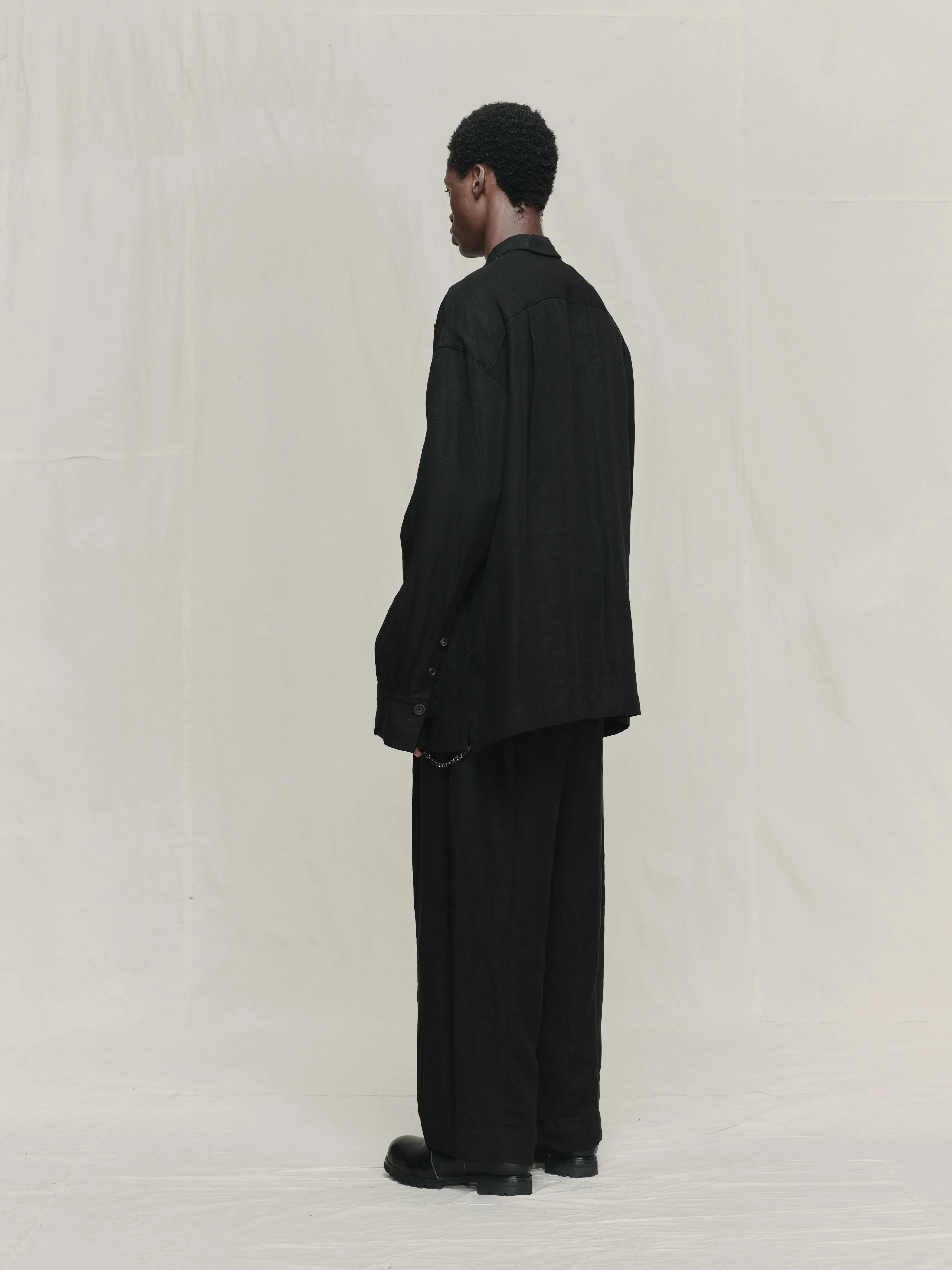 DOUBLE BREASTED LONG BLAZER sold by ziggy chen product image thumbnail 3