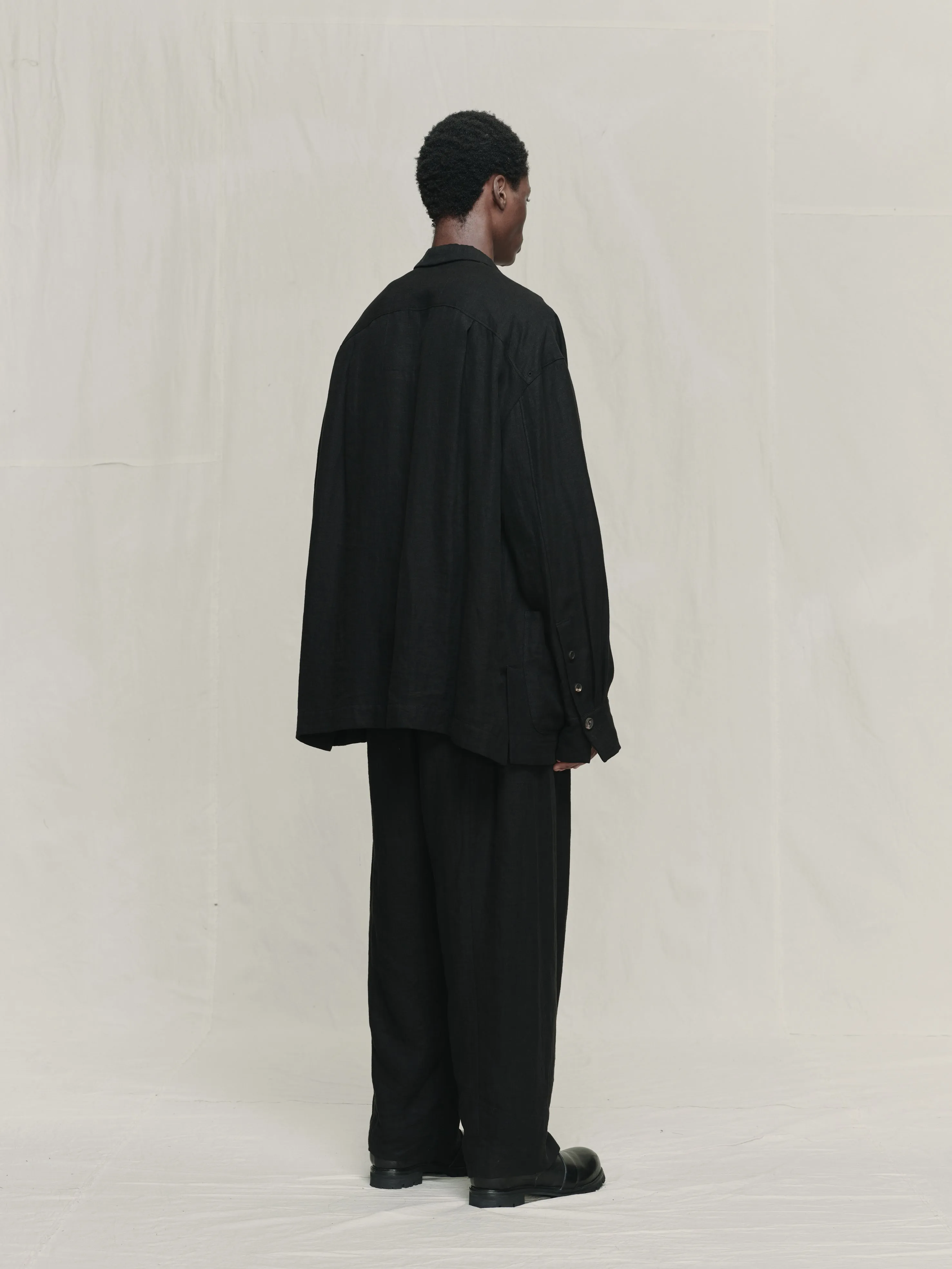 DOUBLE BREASTED LONG BLAZER sold by ziggy chen product image thumbnail 5