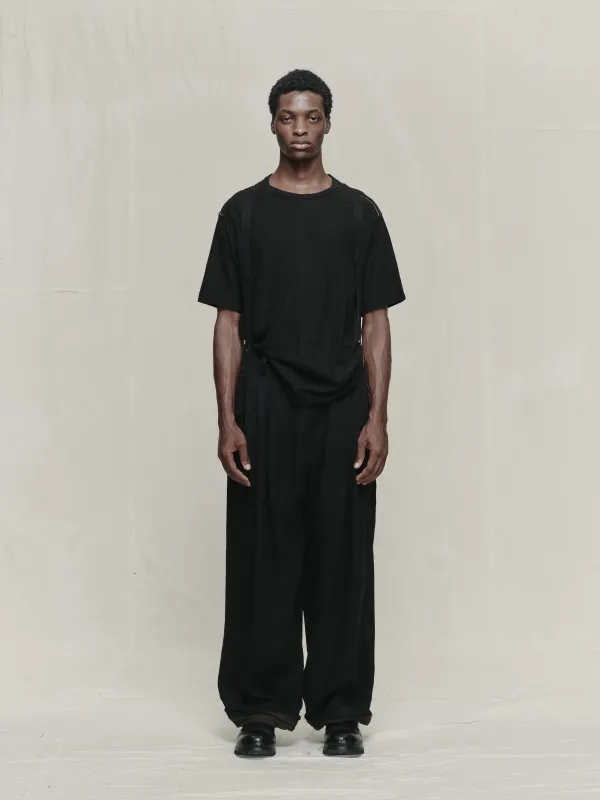 DETACHABLE SUSPENDER TROUSERS made by ziggy chen