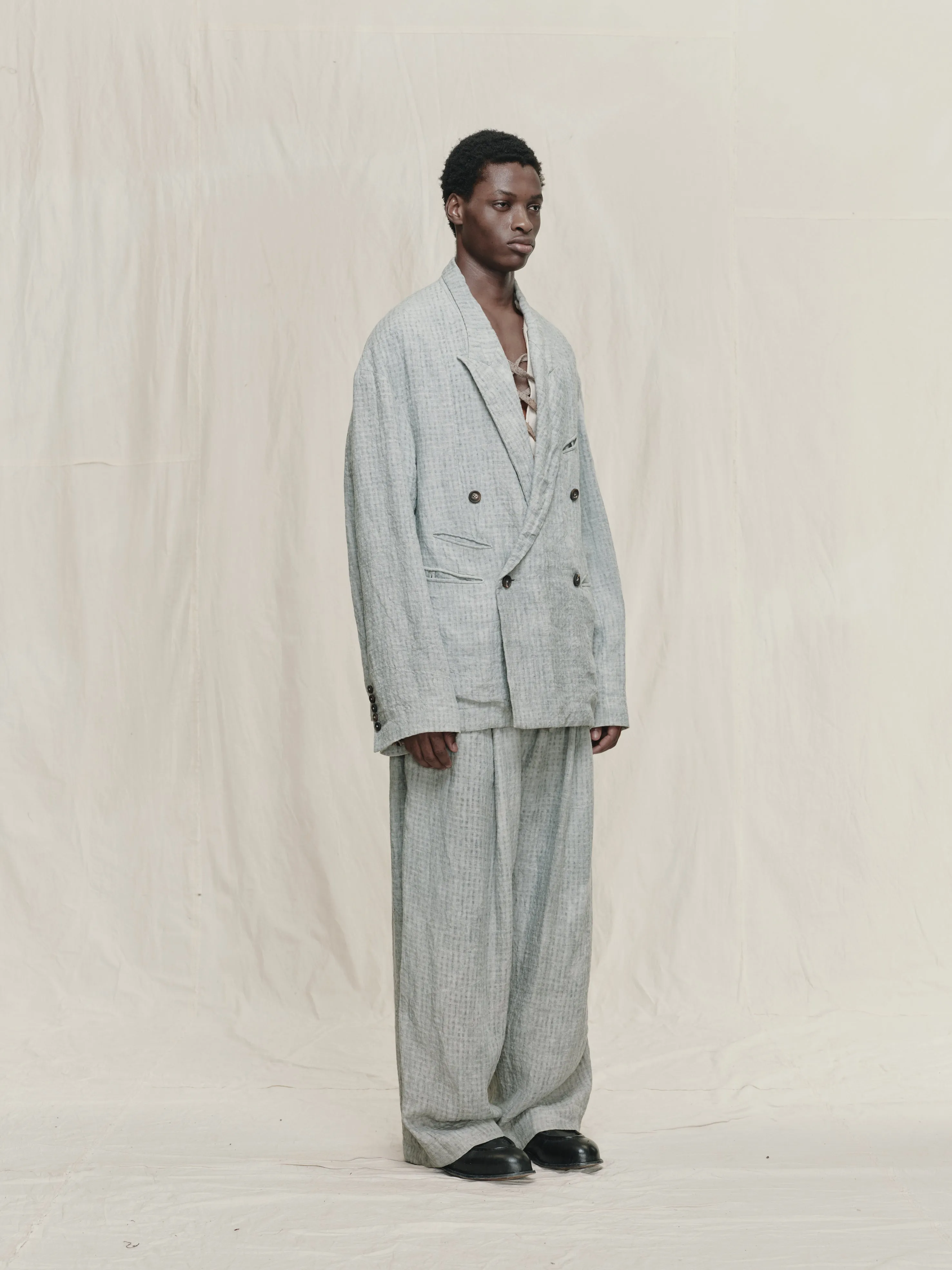 DOUBLE BREASTED BLAZER sold by ziggy chen product image thumbnail 4