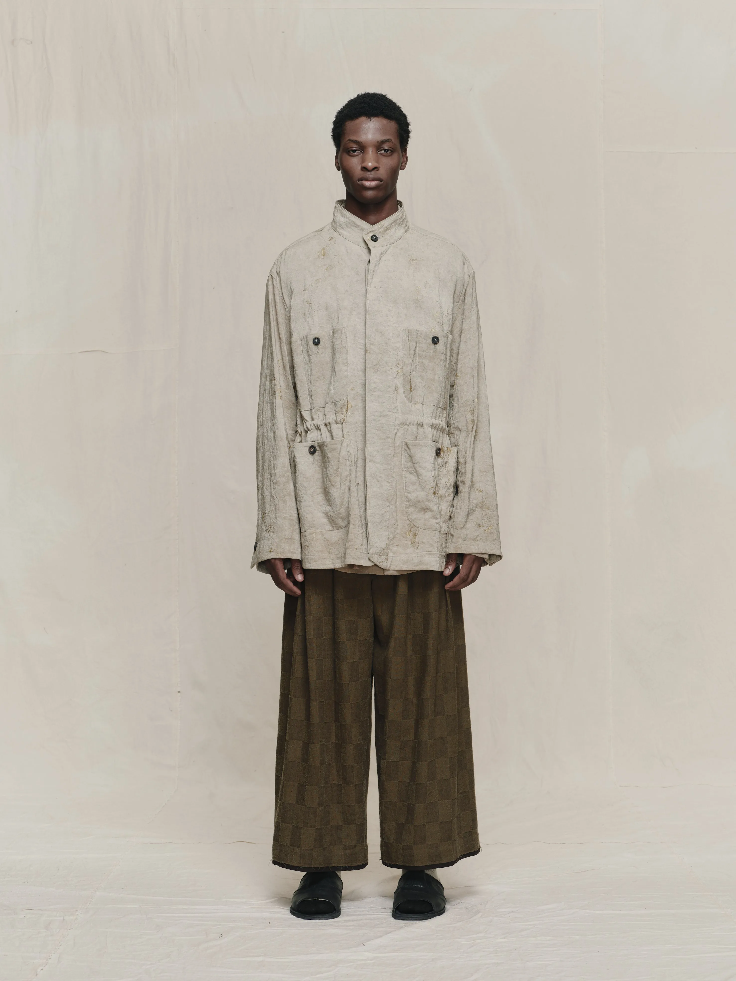 GOLD LEAF FIELD JACKET sold by ziggy chen