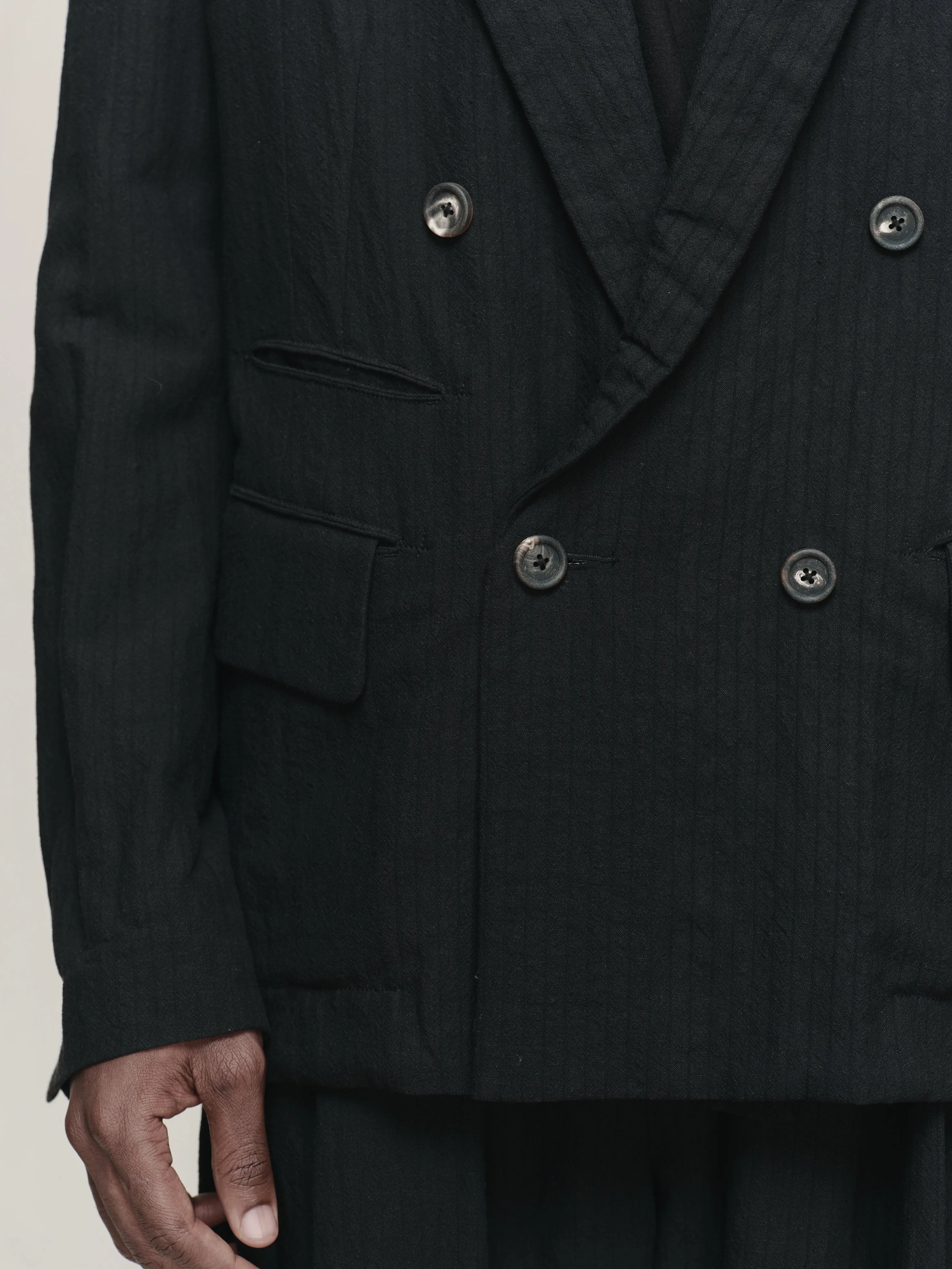 DOUBLE BREASTED BLAZER sold by ziggy chen product image thumbnail 5