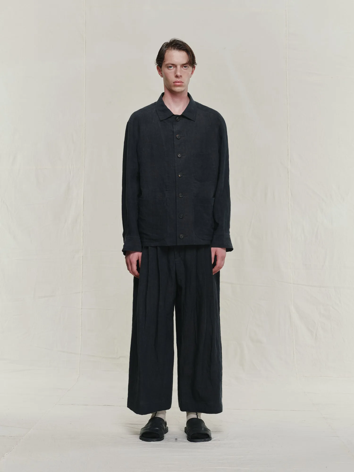SPREAD COLLAR CHORE JACKET sold by ziggy chen