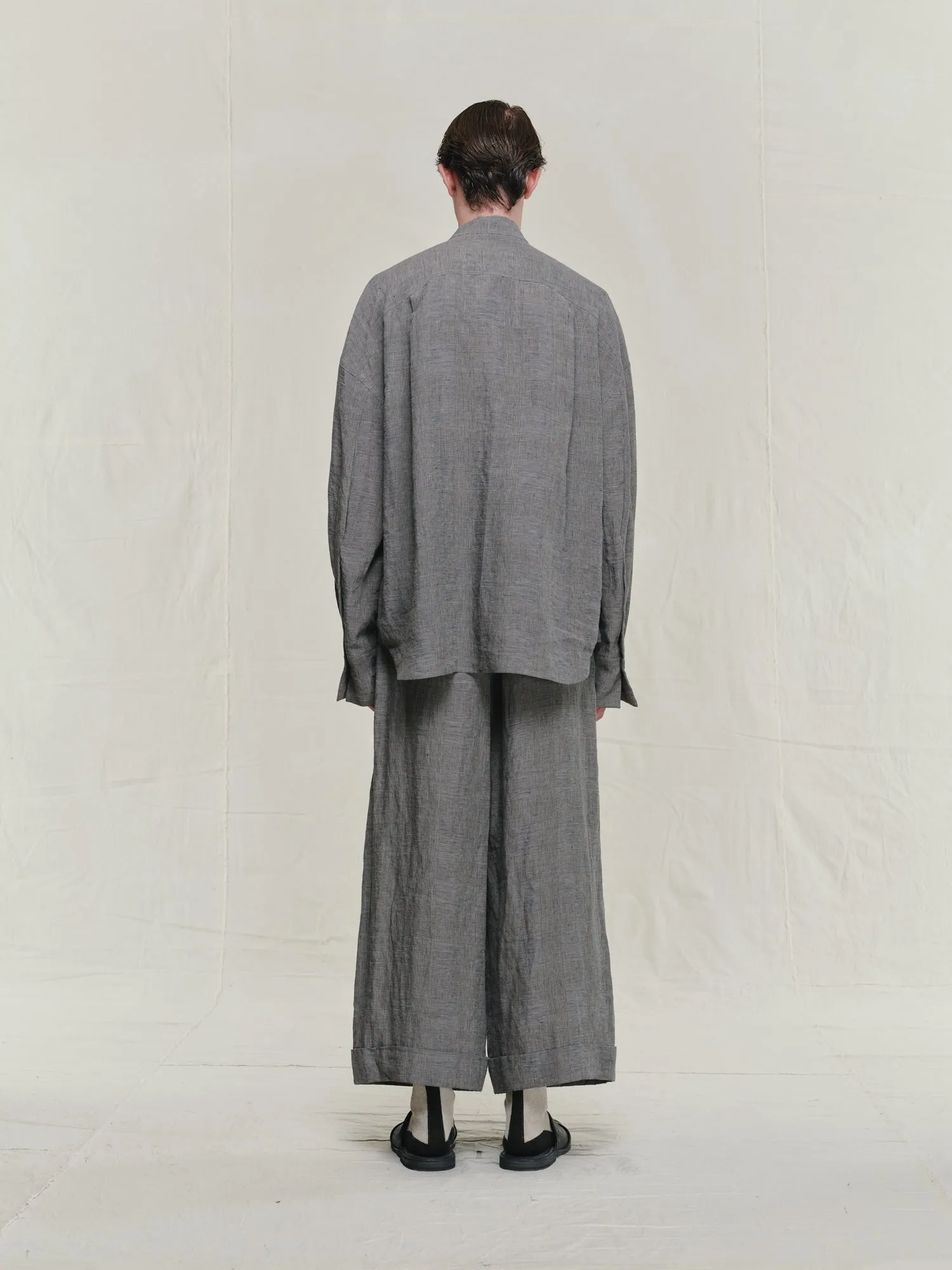 DOUBLE-BREASTED SHIRT JACKET sold by ziggy chen product image thumbnail 4