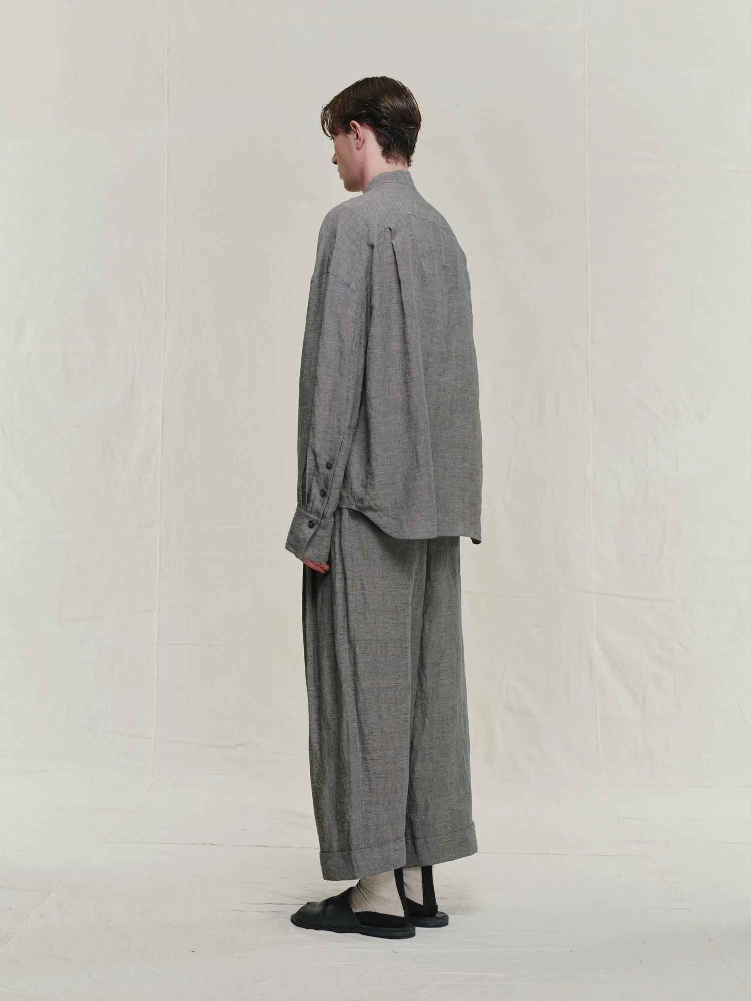 DOUBLE-BREASTED SHIRT JACKET sold by ziggy chen product image thumbnail 3