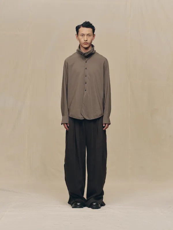 HIGH COLLAR SHIRT made by ziggy chen