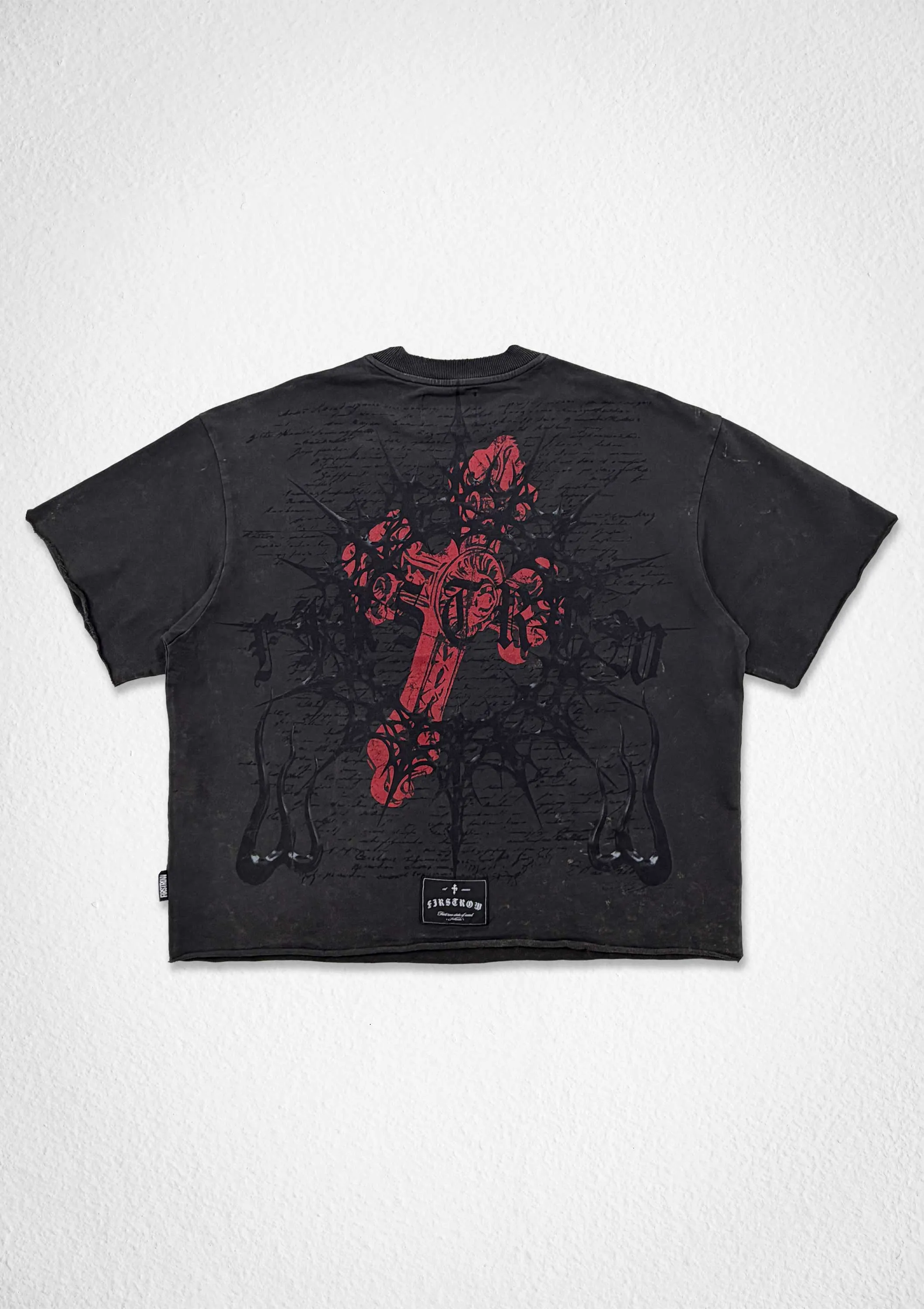 RIDE HARD IRON MONUMENT CROP TEE sold by First Row product image thumbnail 2