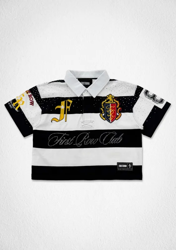 PROPERTY OF FIRST ROW CROSS POLO (WOMEN CROP) made by First Row