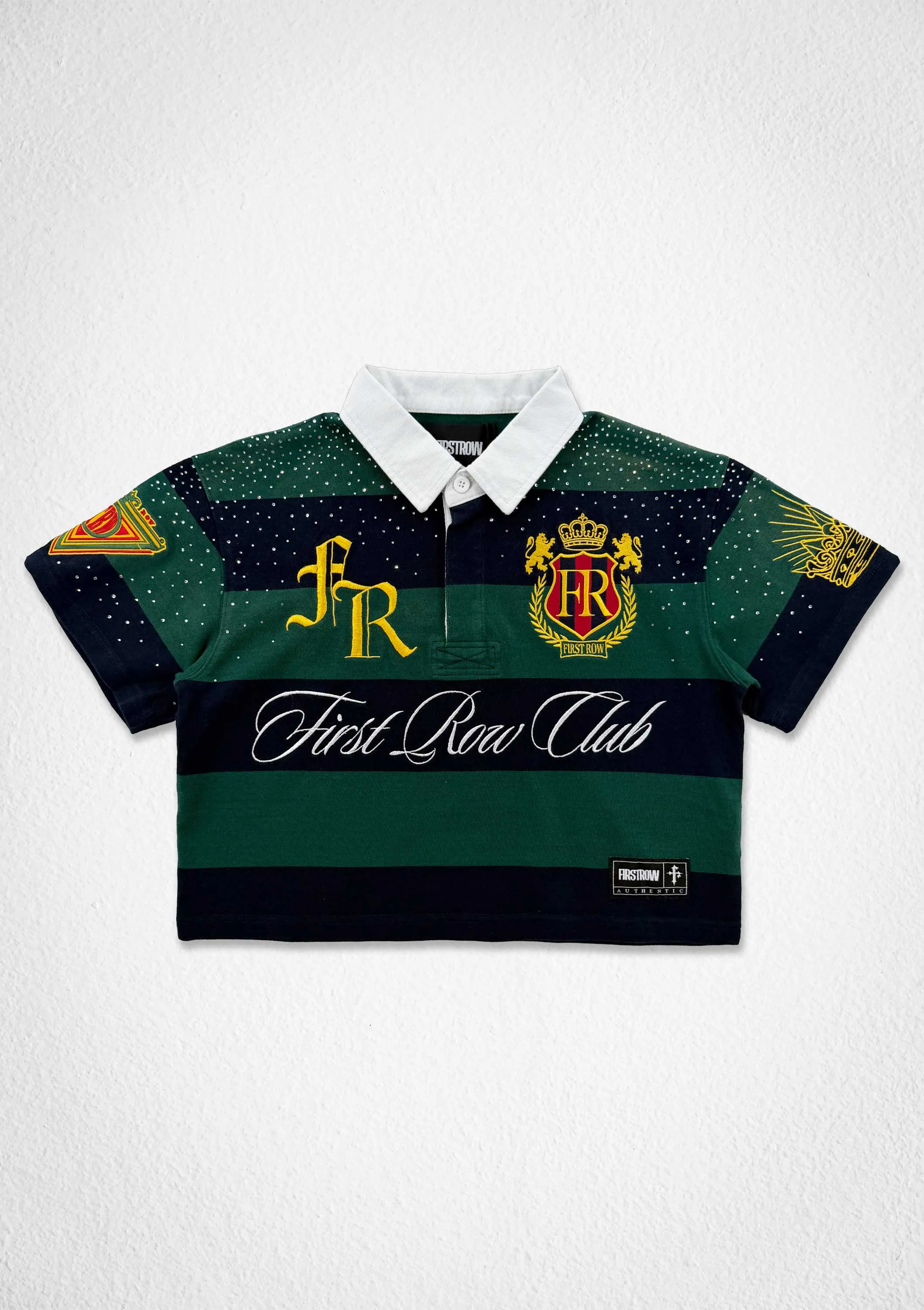PROPERTY OF FIRST ROW CREST POLO (WOMEN CROP) sold by First Row