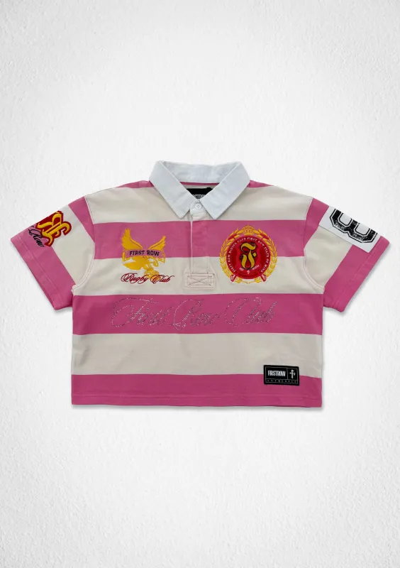 PROPERTY OF FIRST ROW HERITAGE POLO (WOMEN CROP) made by First Row