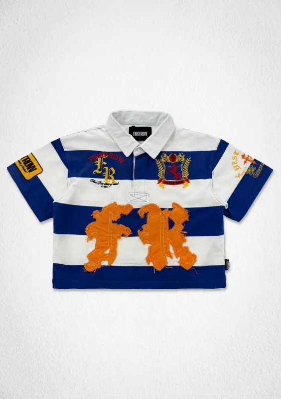 PROPERTY OF FIRST ROW CREST POLO (WOMEN CROP) made by First Row