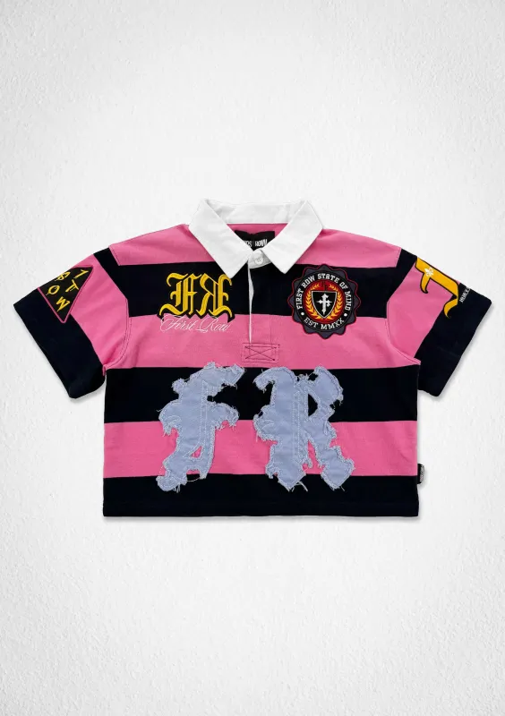 FIRST ROW CLUB HERITAGE POLO (WOMEN CROP) made by First Row