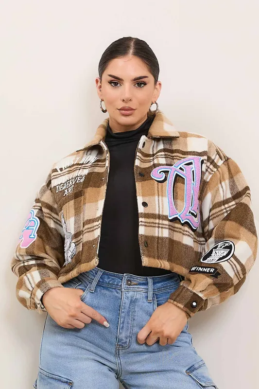 ART LEAGUE MULTI PATCHES SHACKET made by First Row