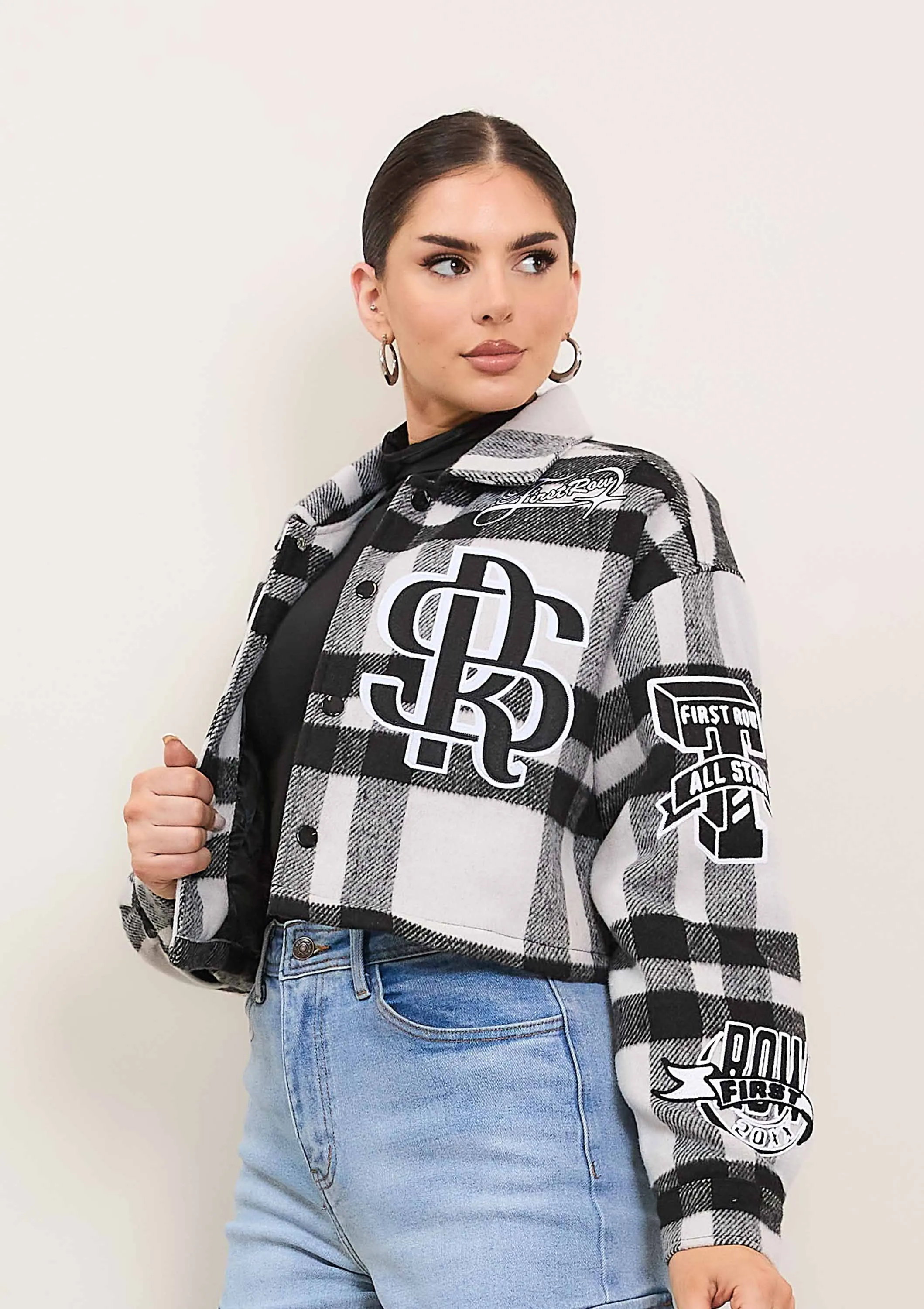 ALL OVER LOGO MULTI PATCHES SHACKET sold by First Row product image thumbnail 2