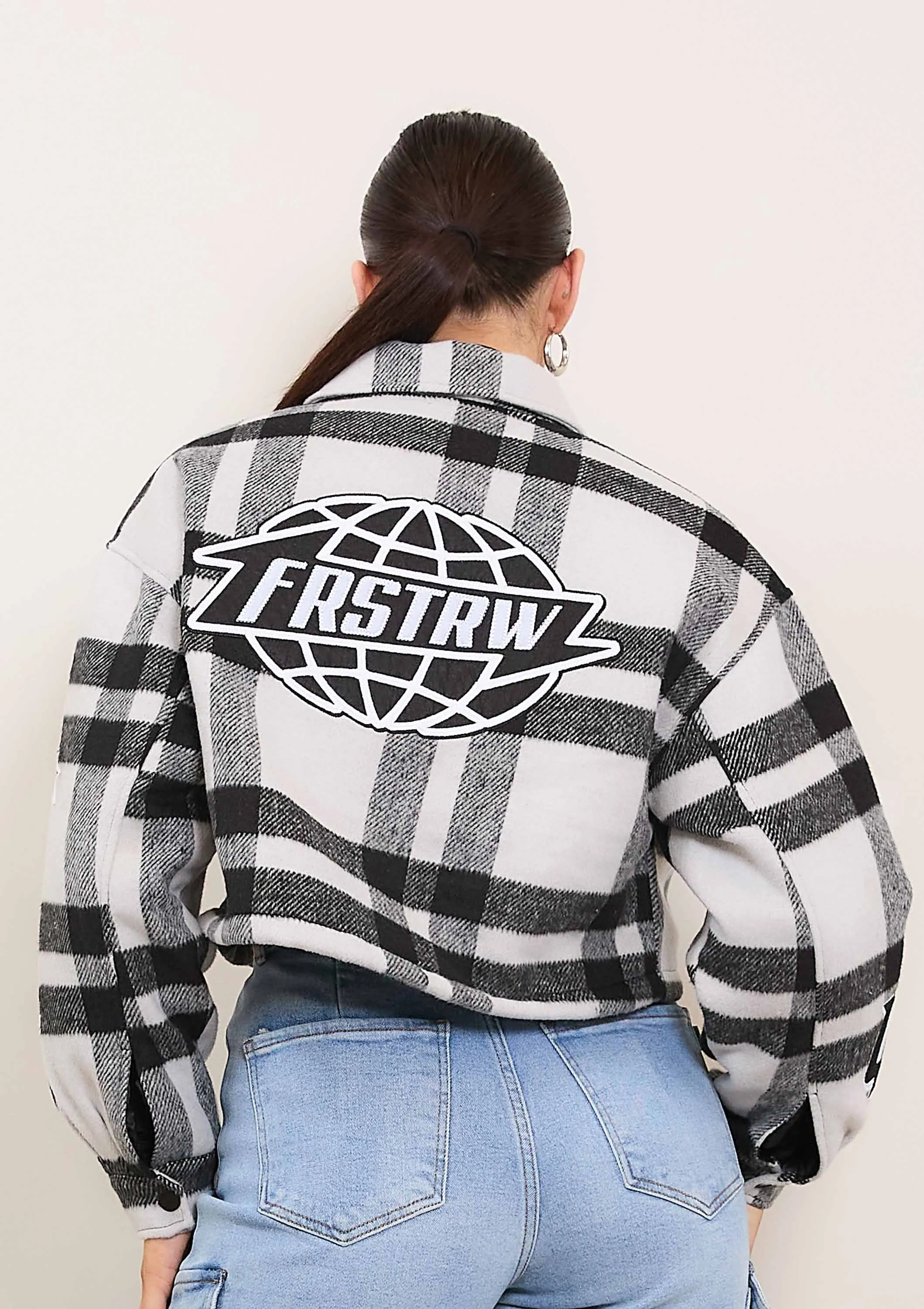 ALL OVER LOGO MULTI PATCHES SHACKET sold by First Row product image thumbnail 3