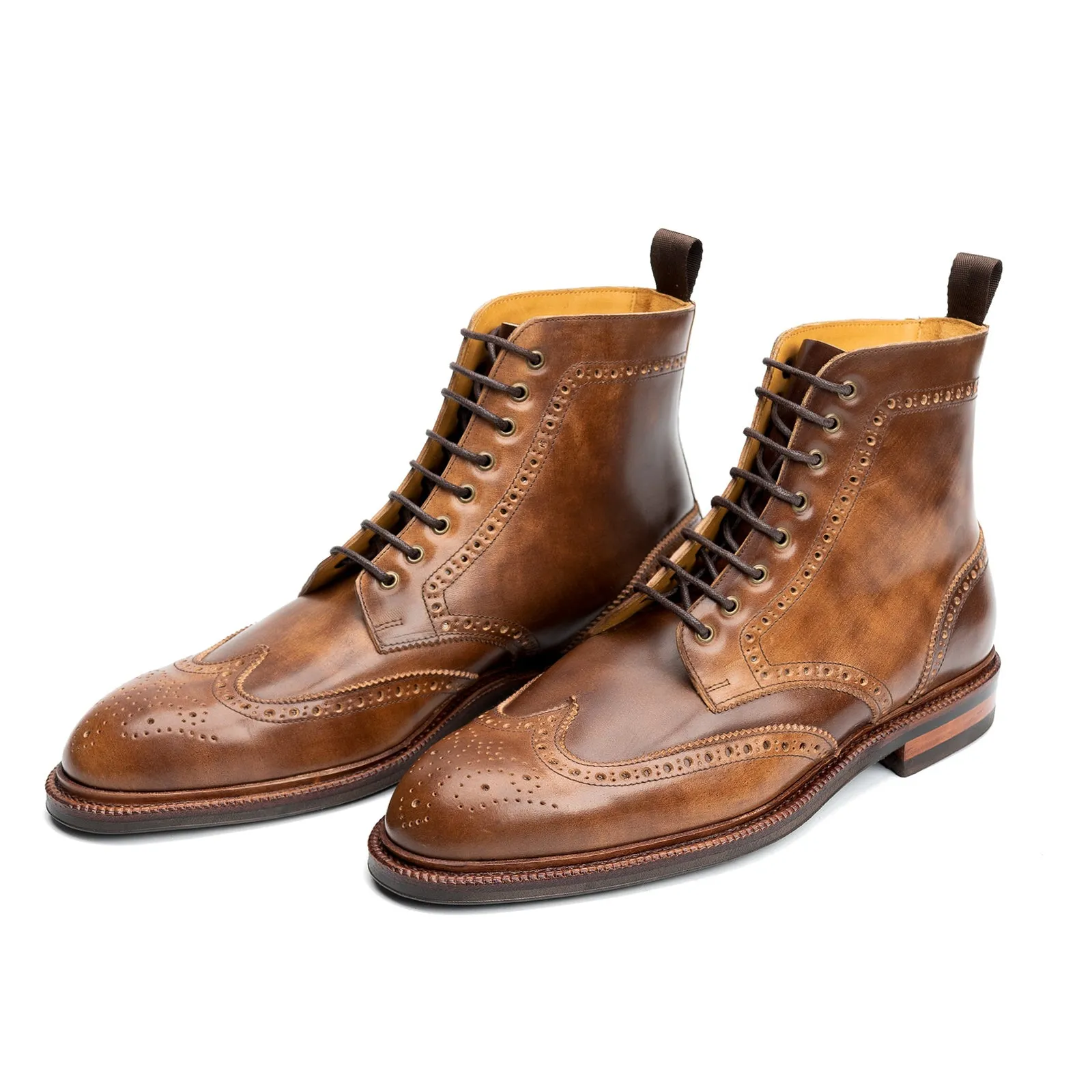 101514 - BROWN MARBLED SHELL CORDOVAN - E sold by Meermin product image thumbnail 3